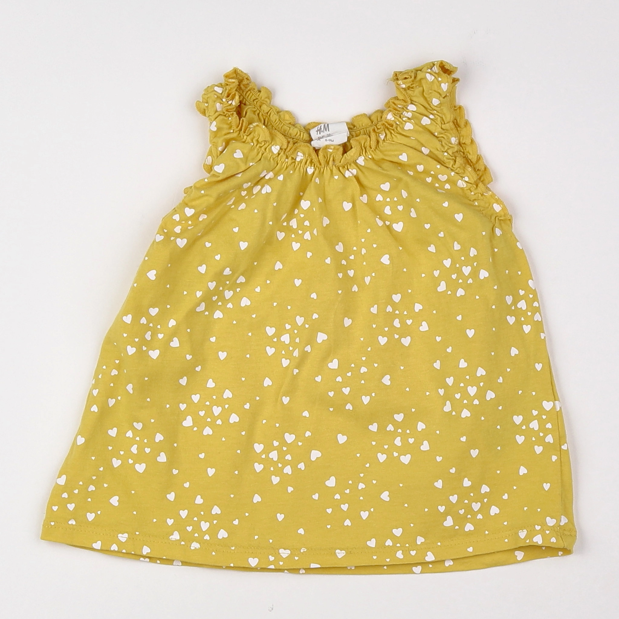 H&M - blouse jaune - 9 mois