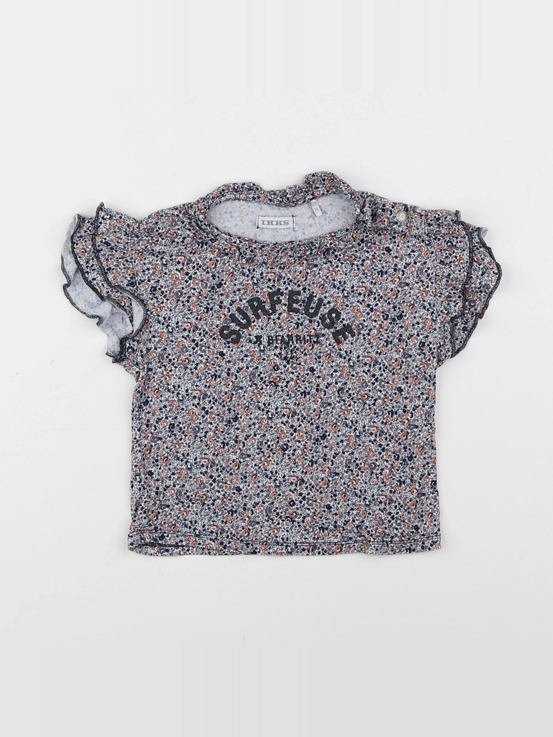 IKKS - tee-shirt multicolore - 12 mois