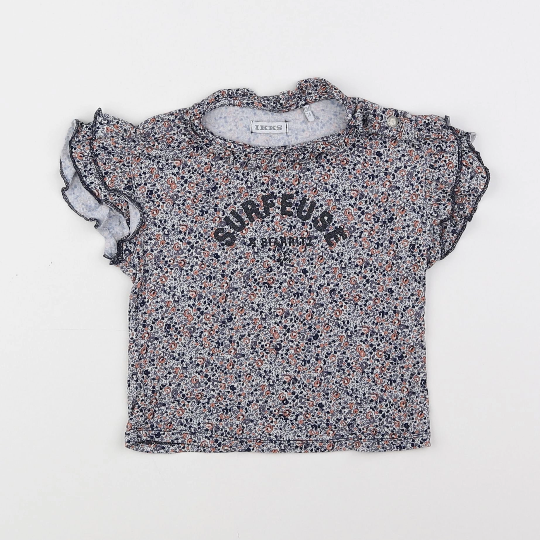 IKKS - tee-shirt multicolore - 12 mois