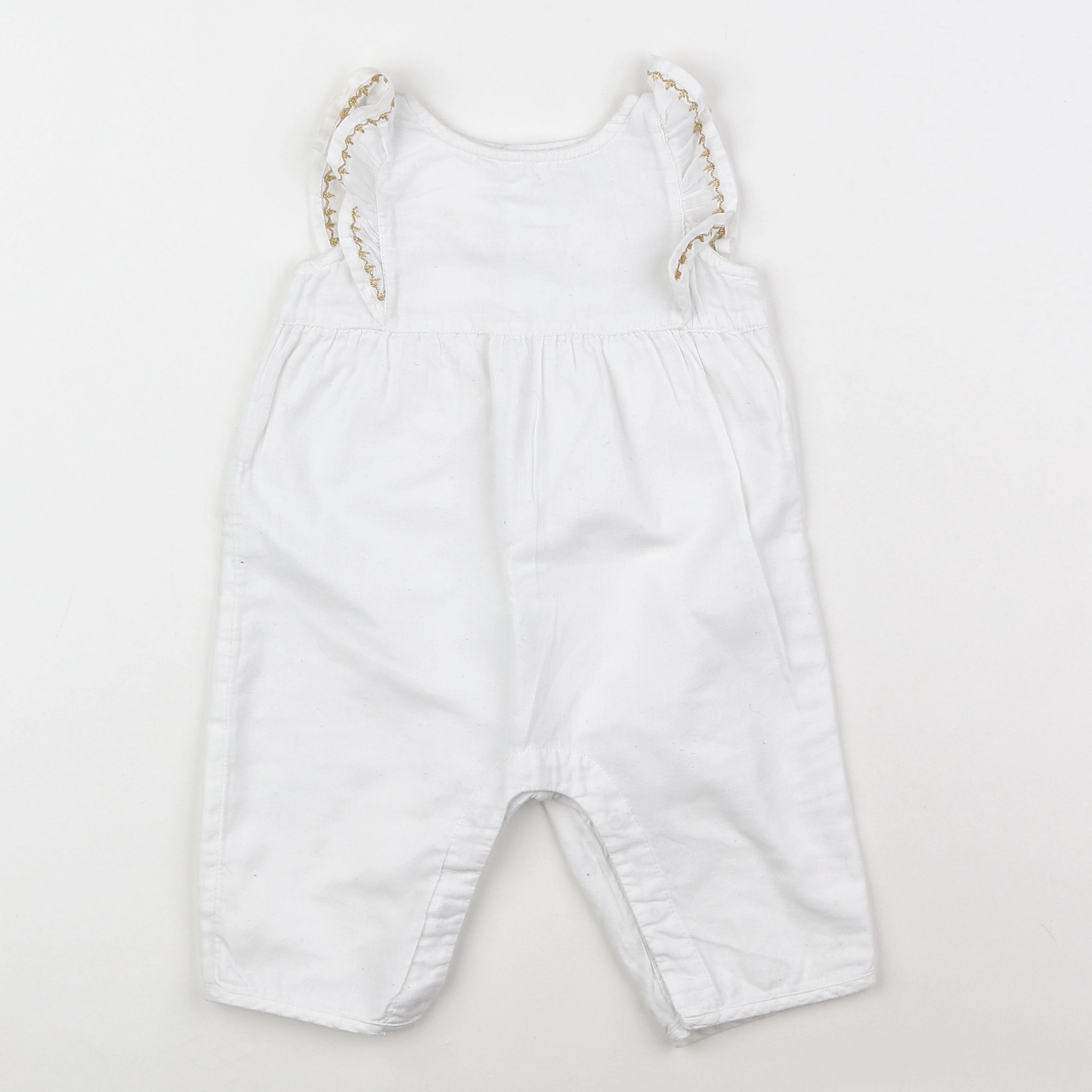 Boutchou - combinaison blanc, or - 3 mois