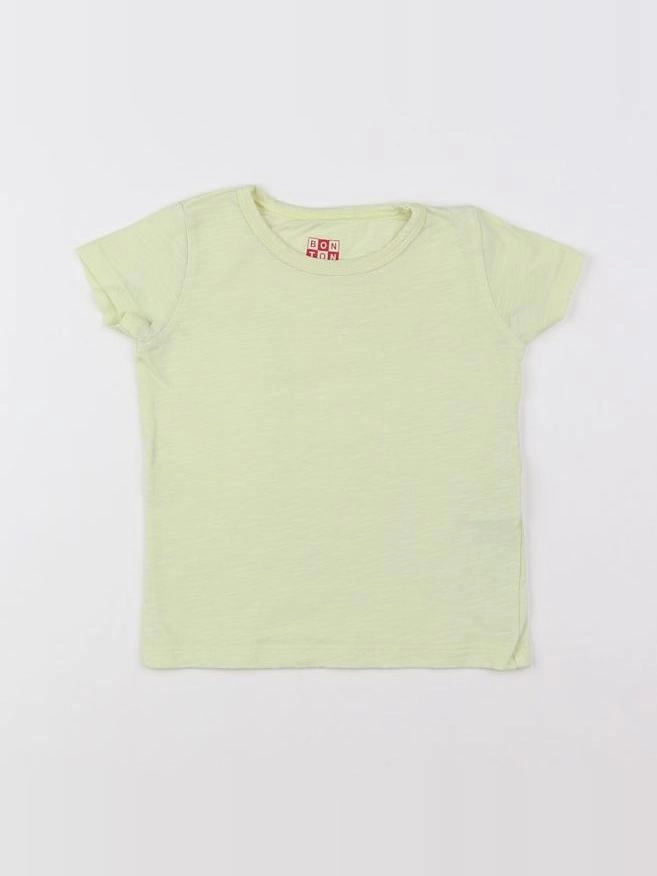 Bonton - tee-shirt jaune - 18 mois