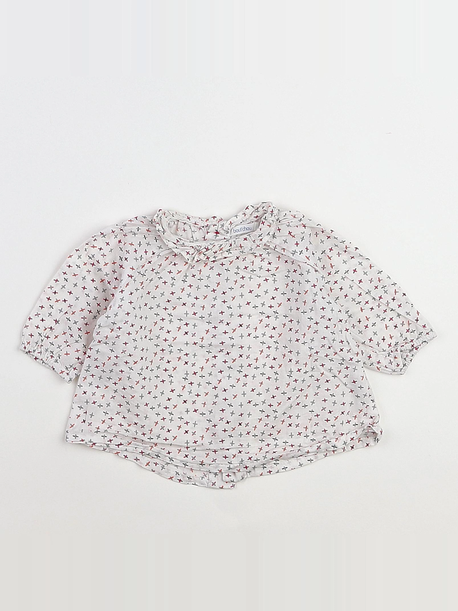 Boutchou - blouse multicolore - 3 mois