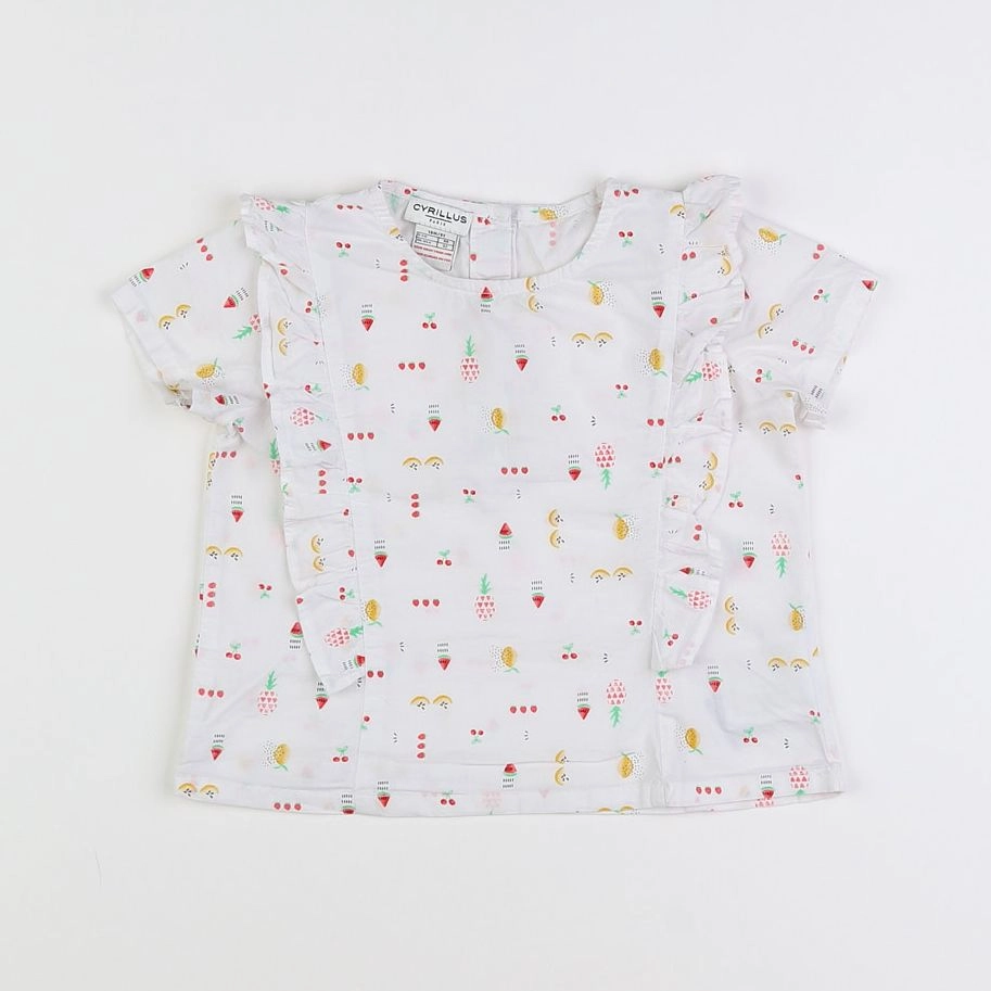 Cyrillus - blouse blanc - 18 mois