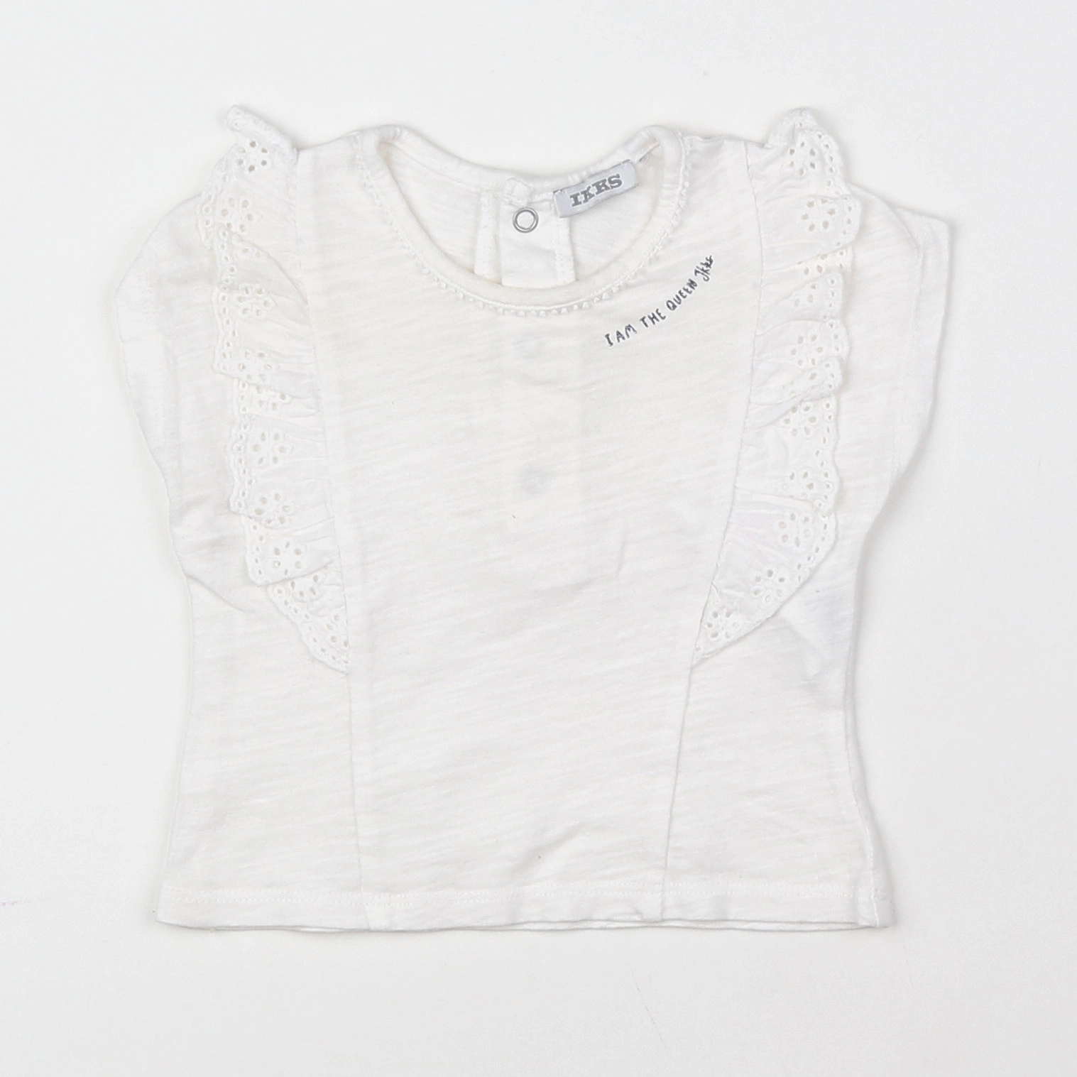 IKKS - tee-shirt blanc - 12 mois