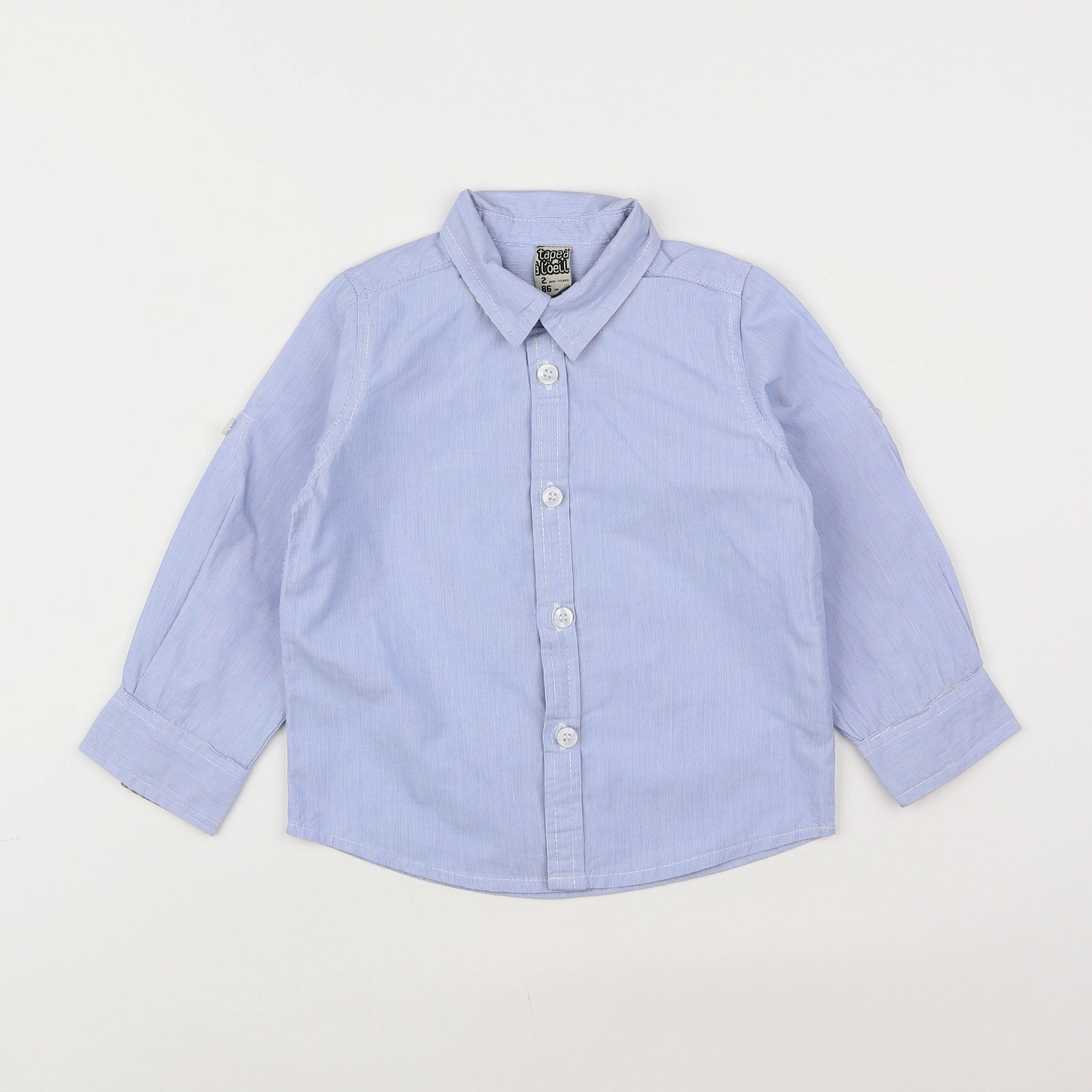 Tape à l'oeil - chemise bleu - 2 ans