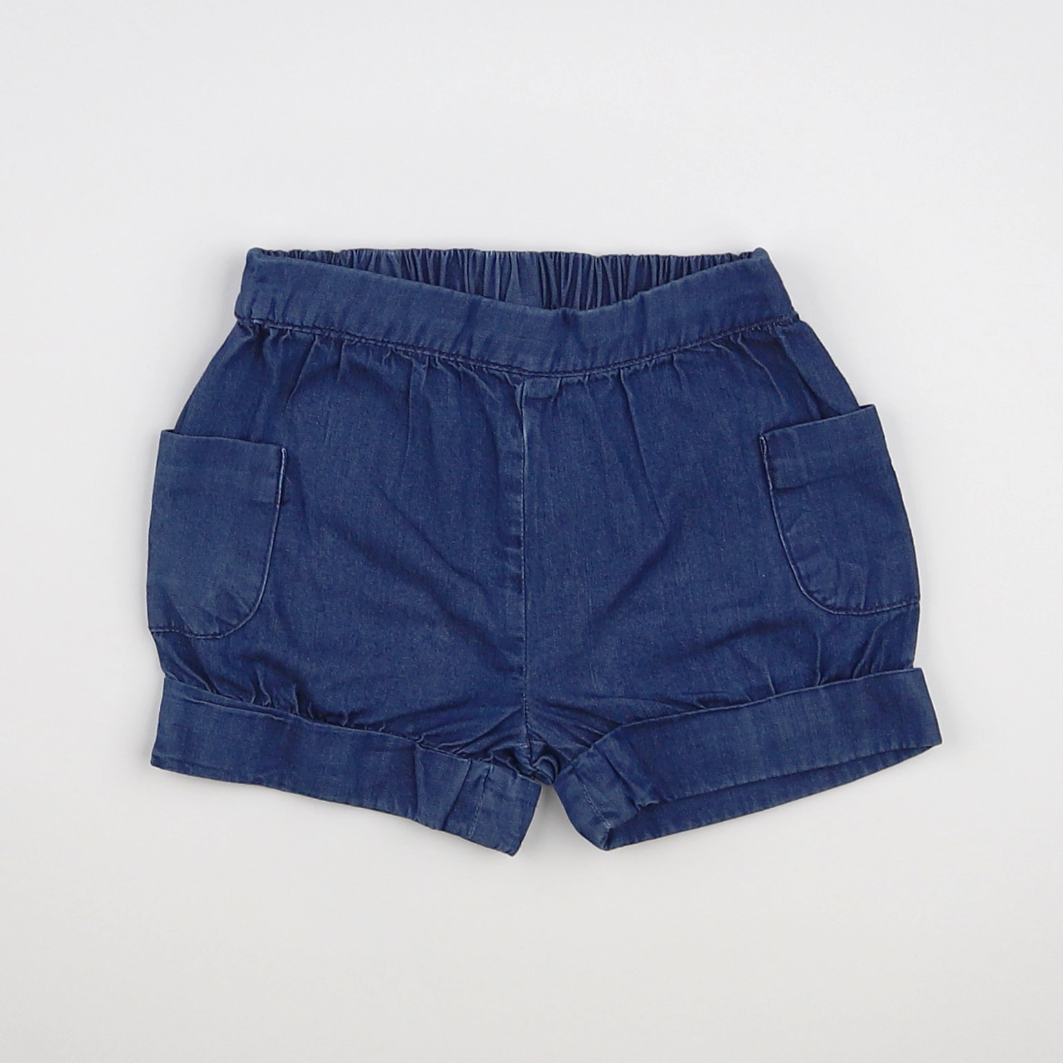Jacadi - short bleu - 12 mois