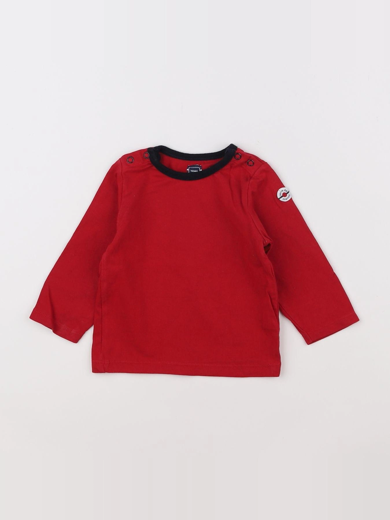 Terre de marins - tee-shirt rouge - 9 mois