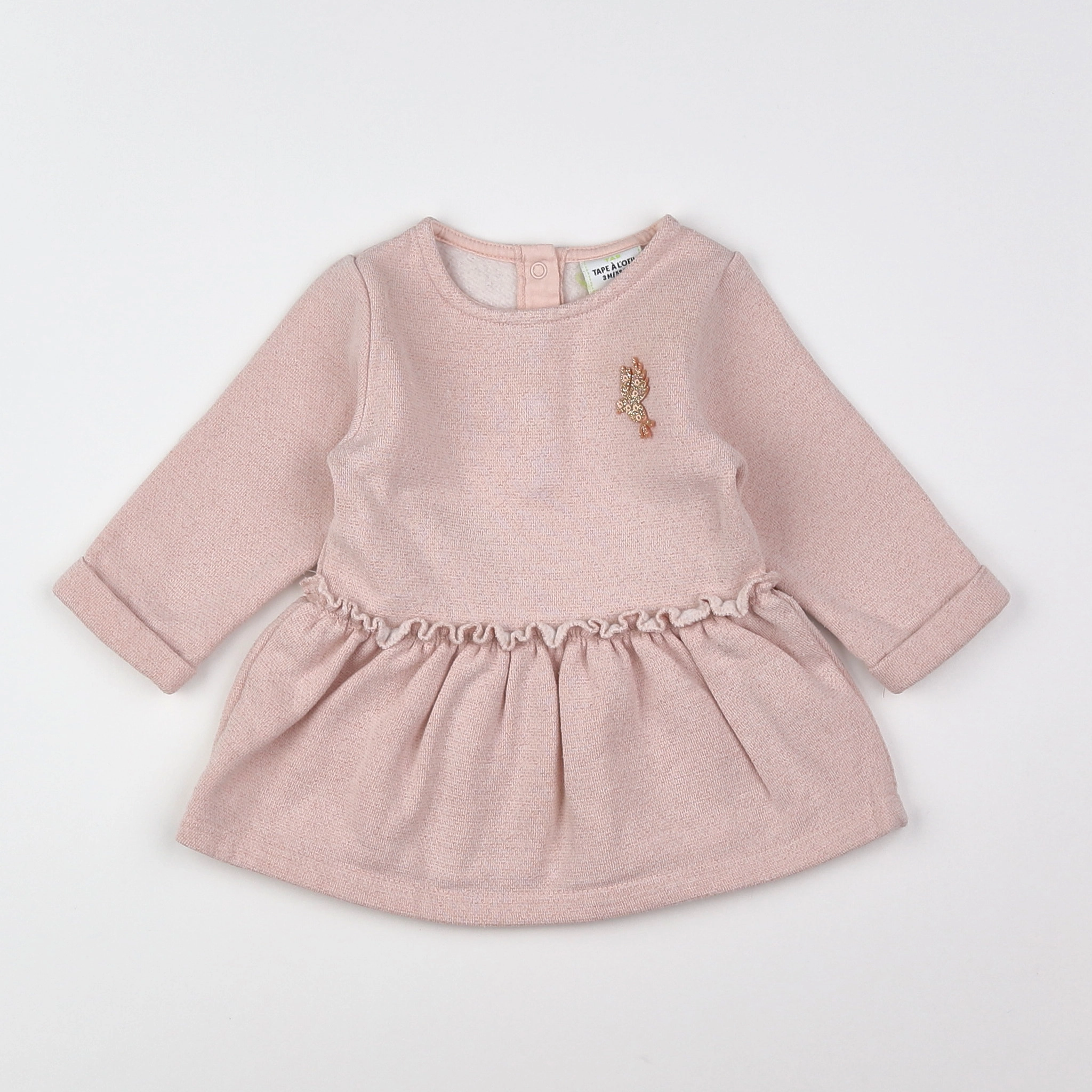 Tape à l'oeil - robe rose - 3 mois