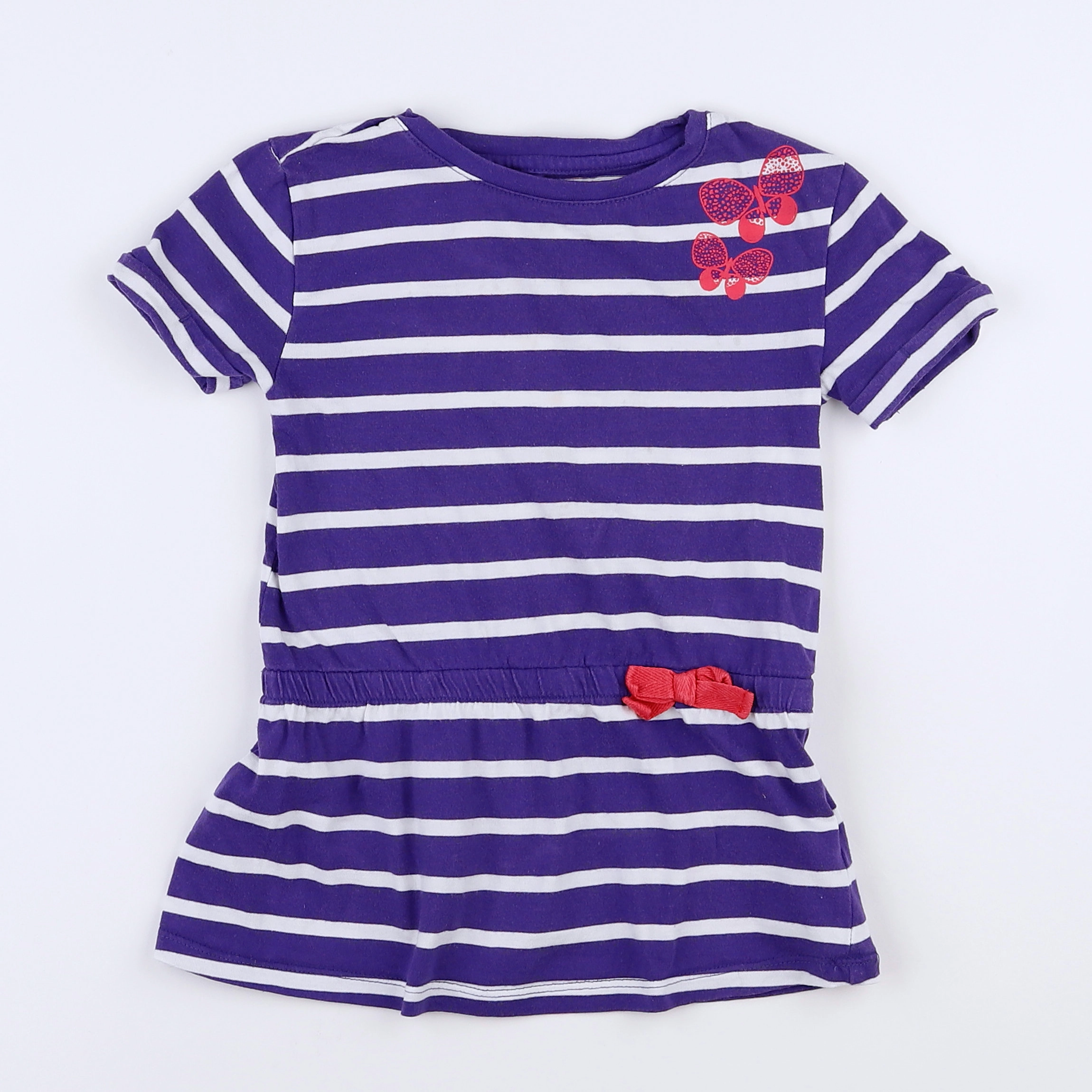 Vertbaudet - robe violet - 2 ans