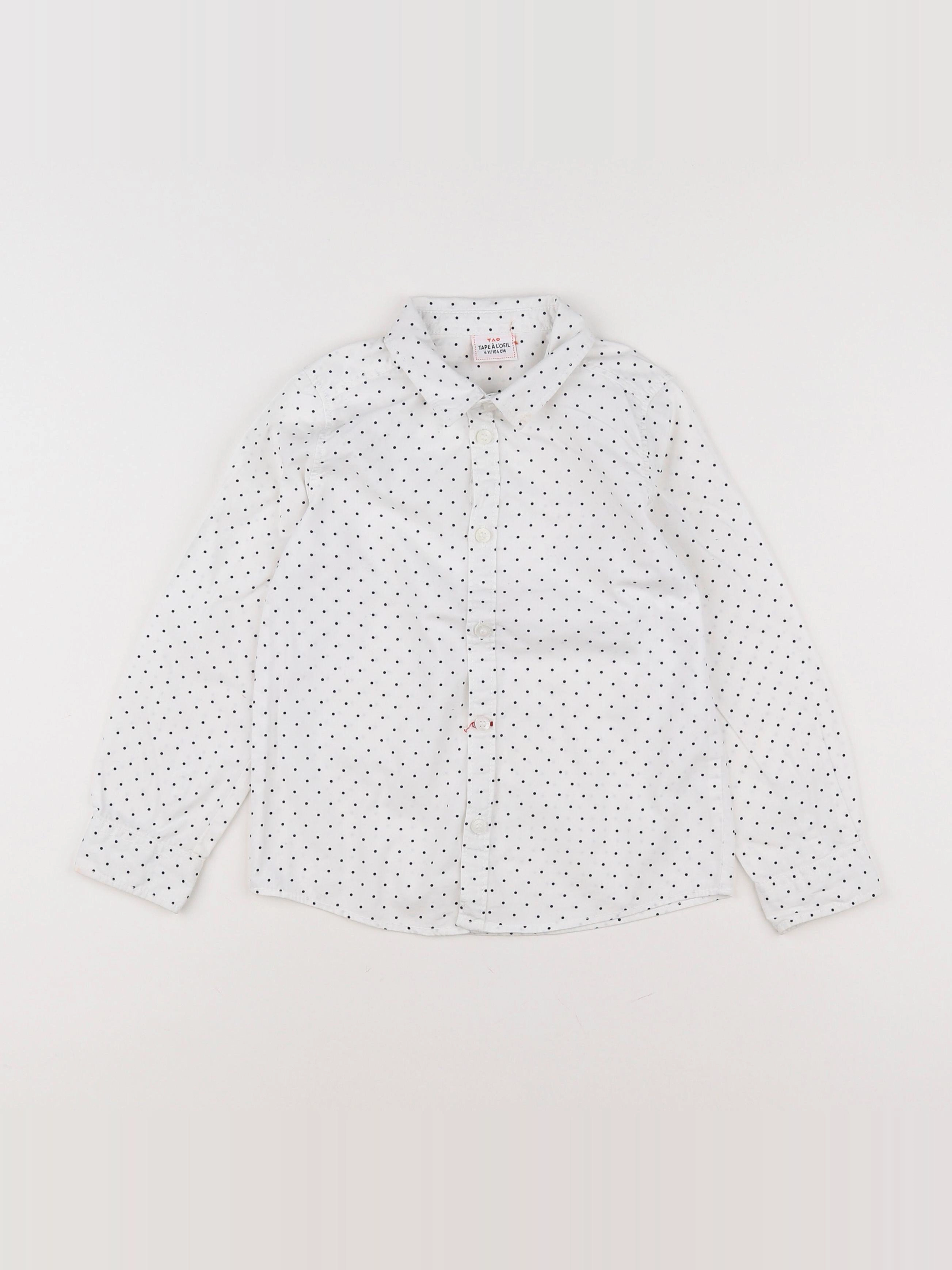 Tape à l'oeil - chemise blanc - 4 ans