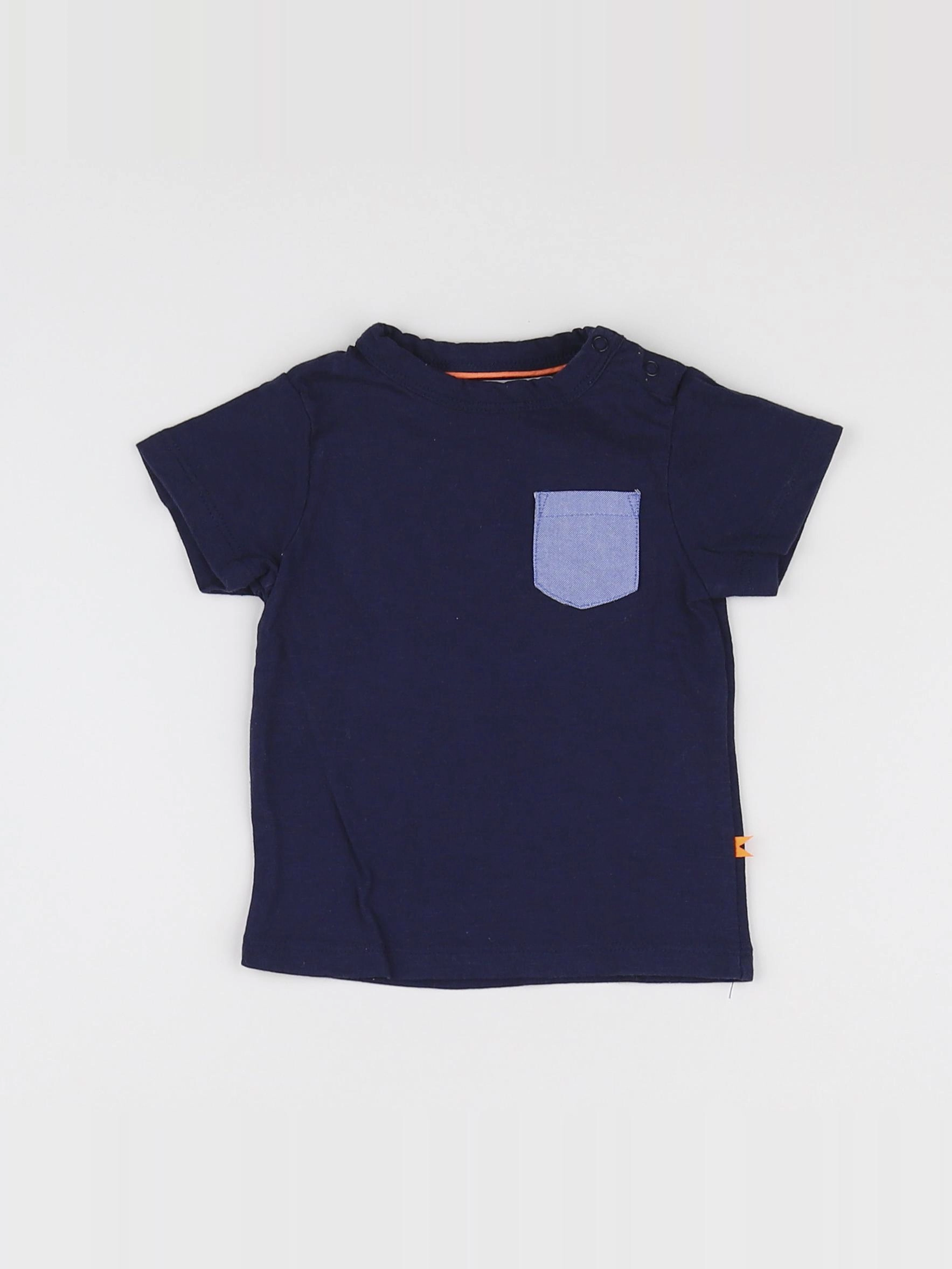 Cadet Rousselle - tee-shirt bleu - 6 mois
