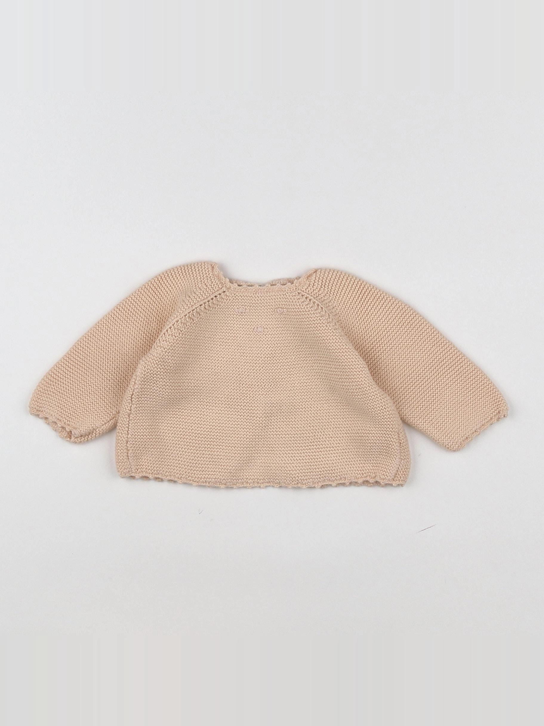 Nanos baby - pull rose - 3 mois