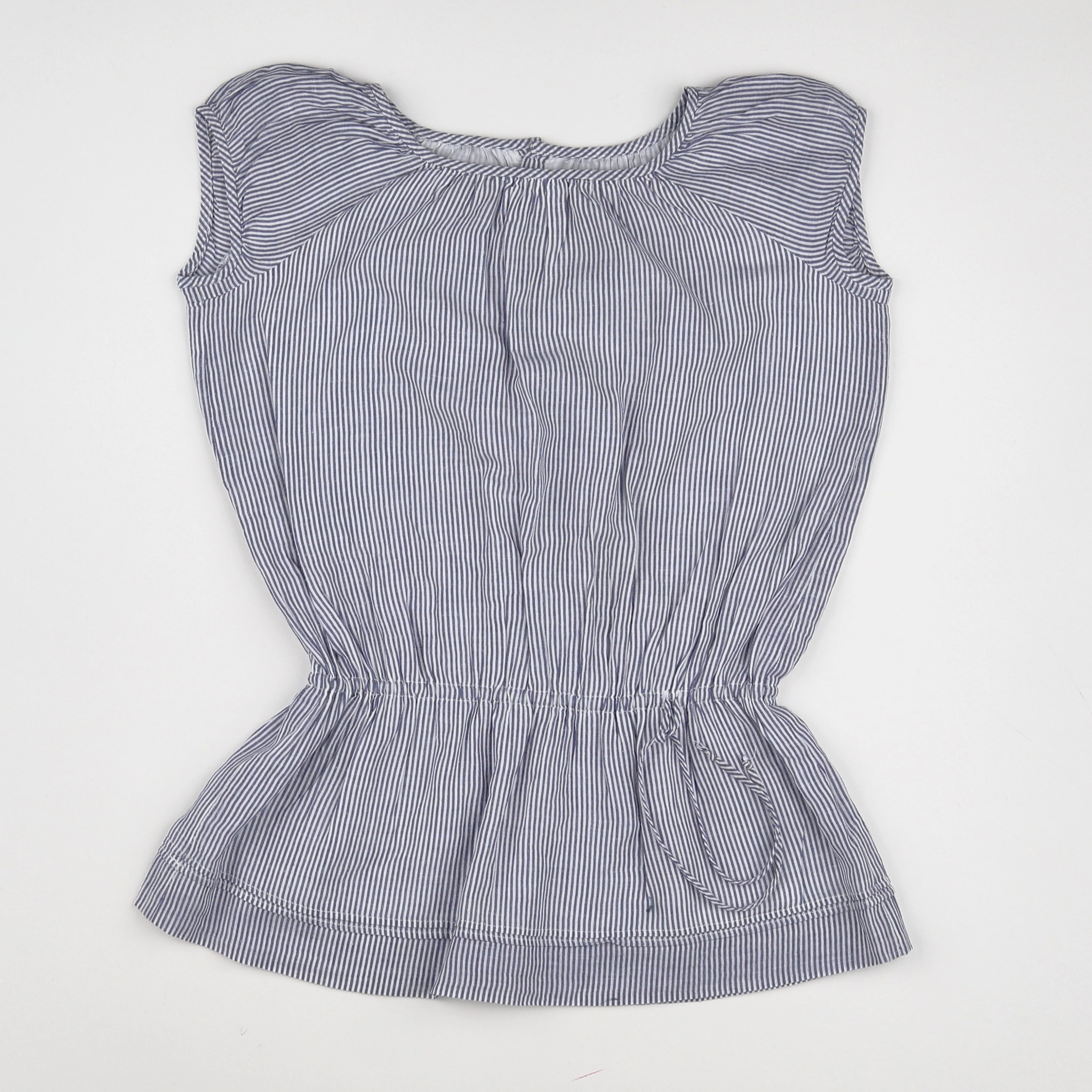 Bonpoint - blouse blanc, bleu - 4 ans