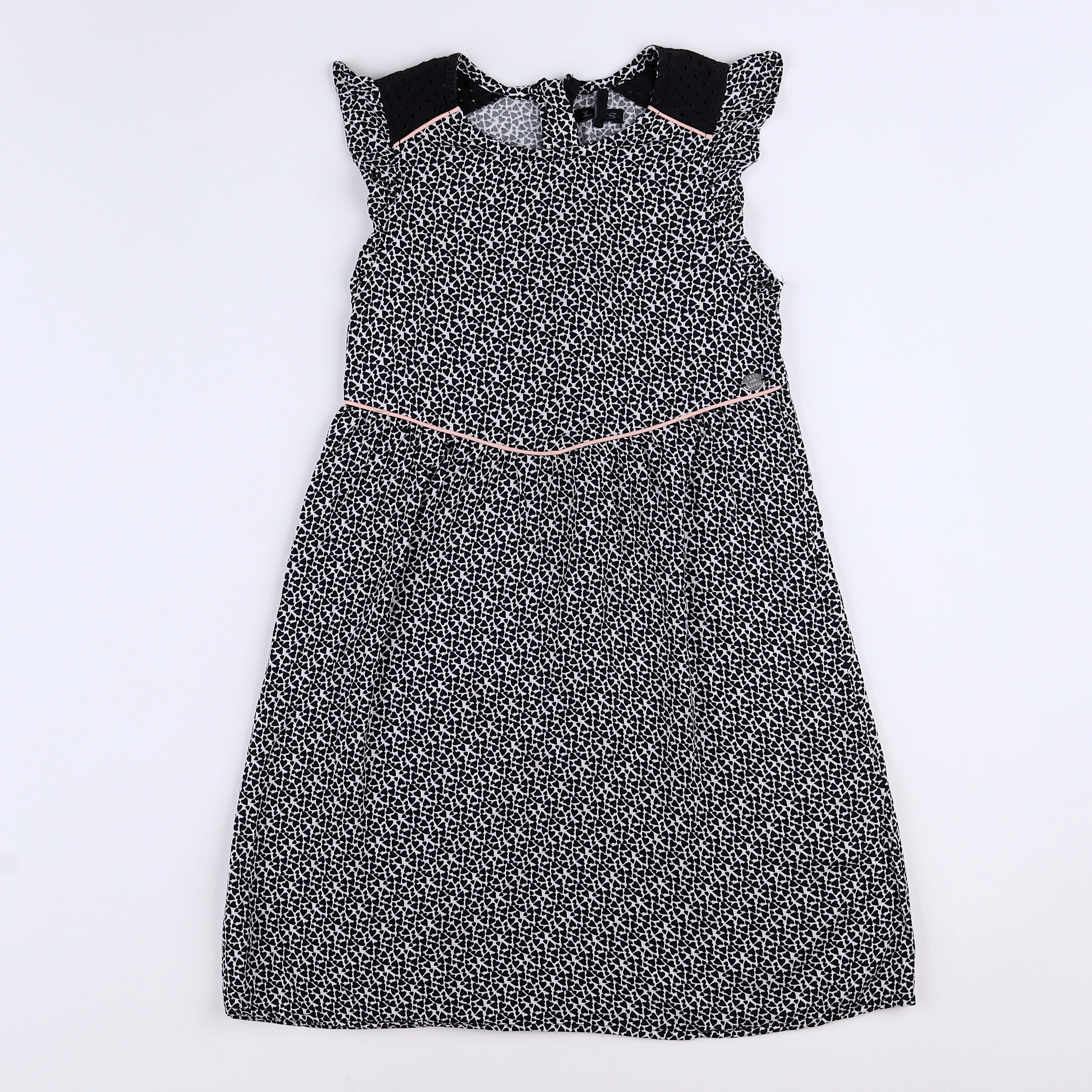 IKKS - robe noir - 8 ans