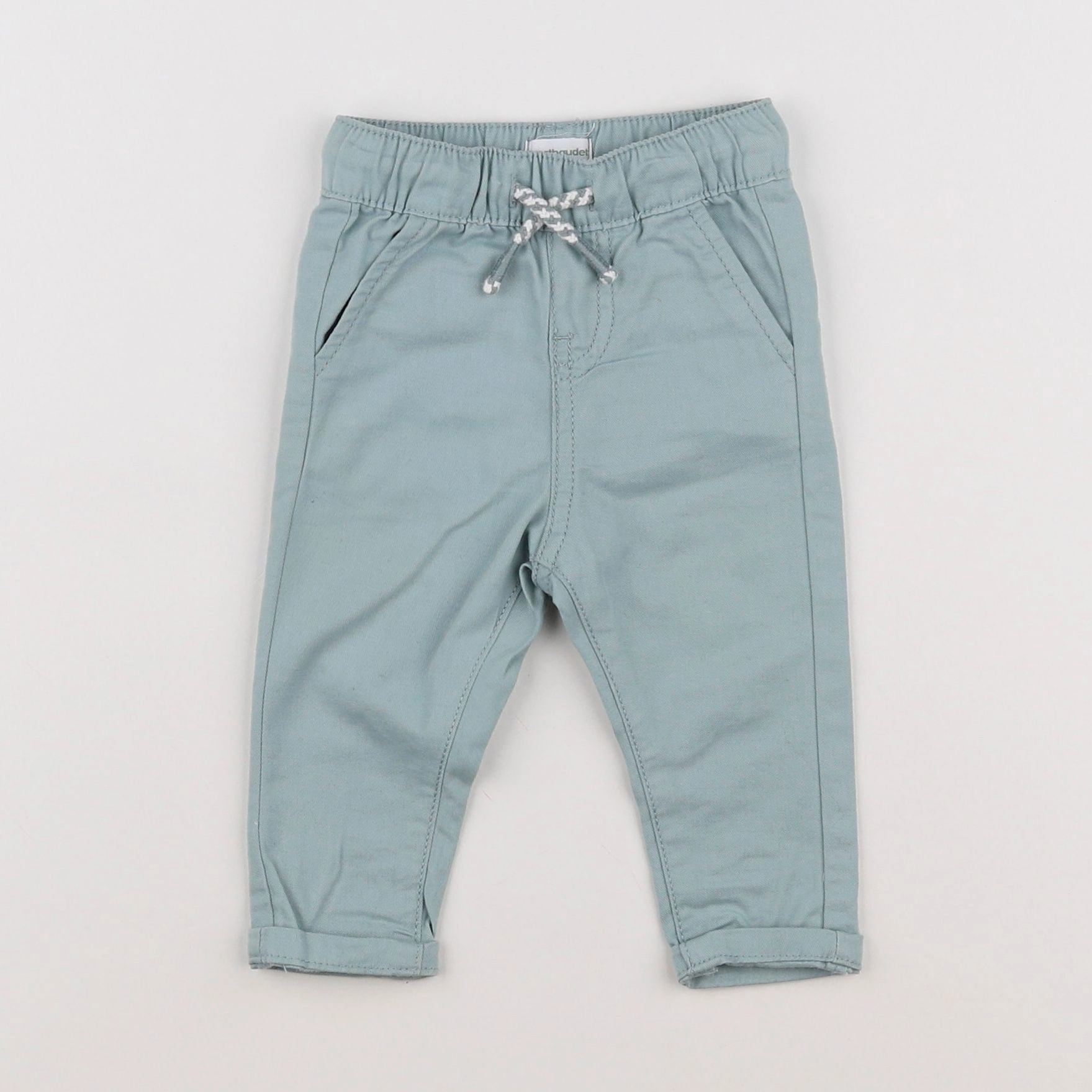 Vertbaudet - pantalon vert - 3 mois