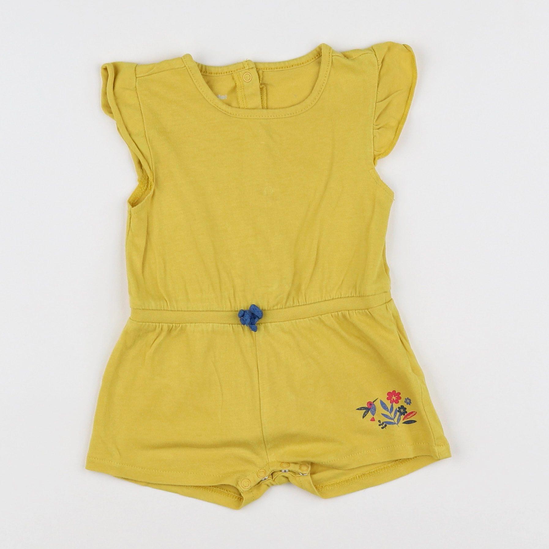 Vertbaudet - combinaison jaune - 6 mois