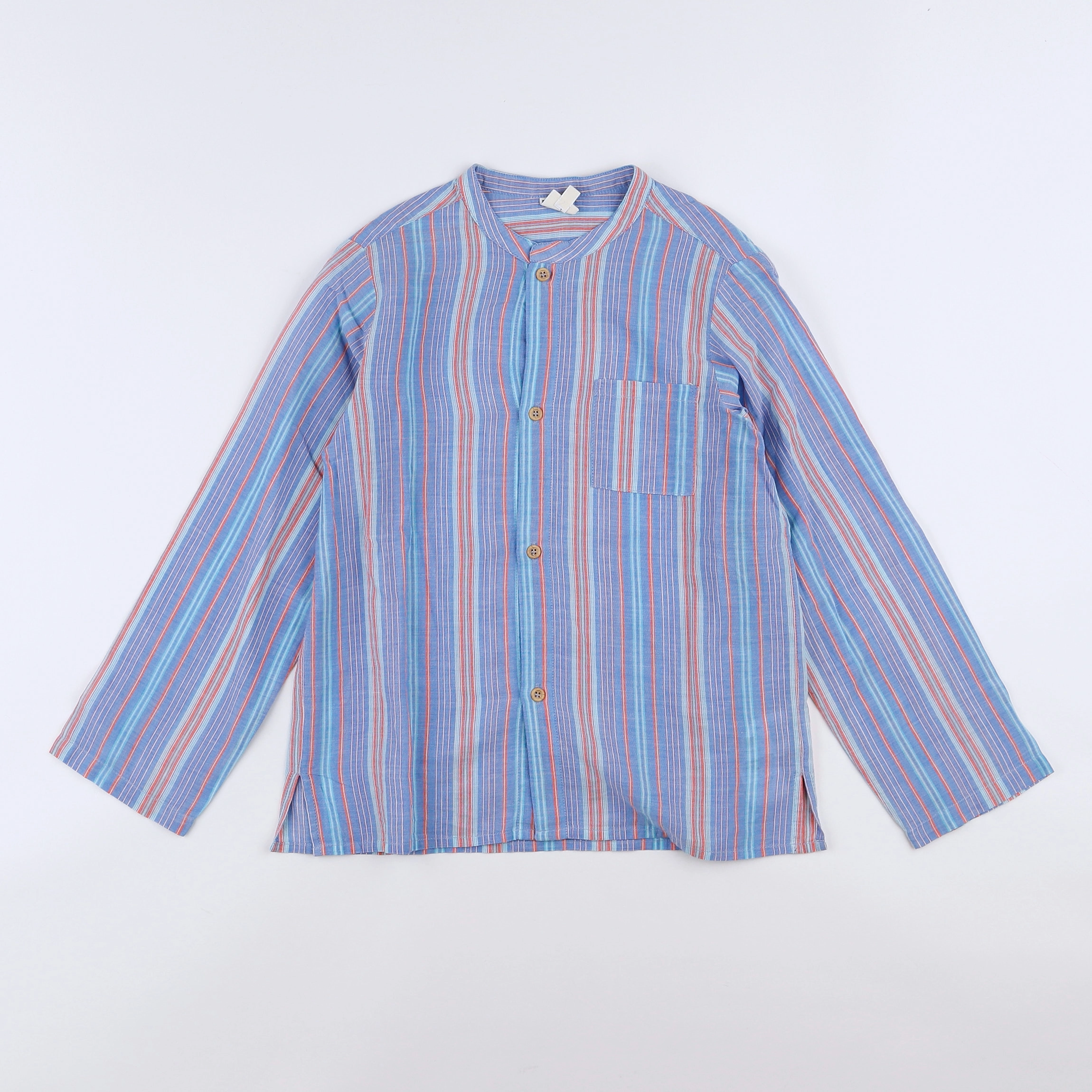 Bonton - chemise bleu - 8 ans