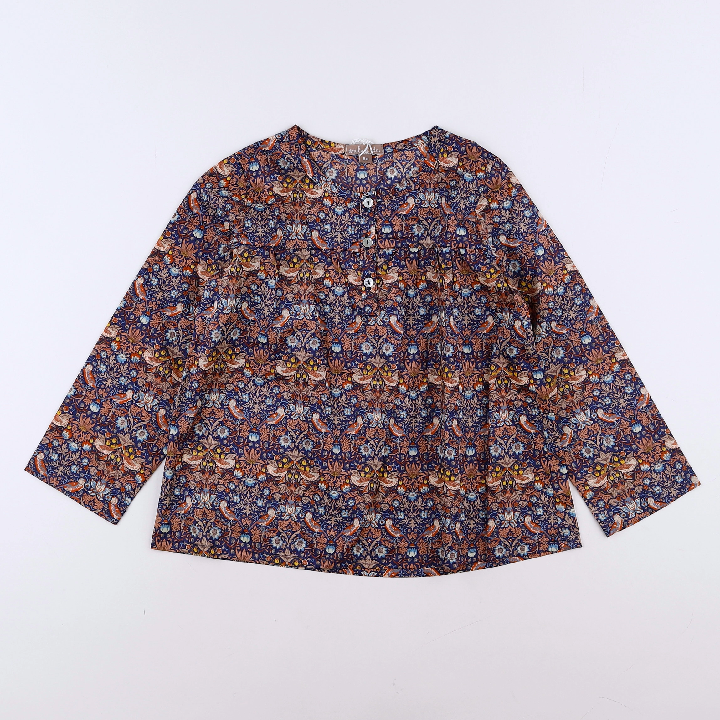 Emile et Ida - blouse multicolore (état neuf) - 12 mois