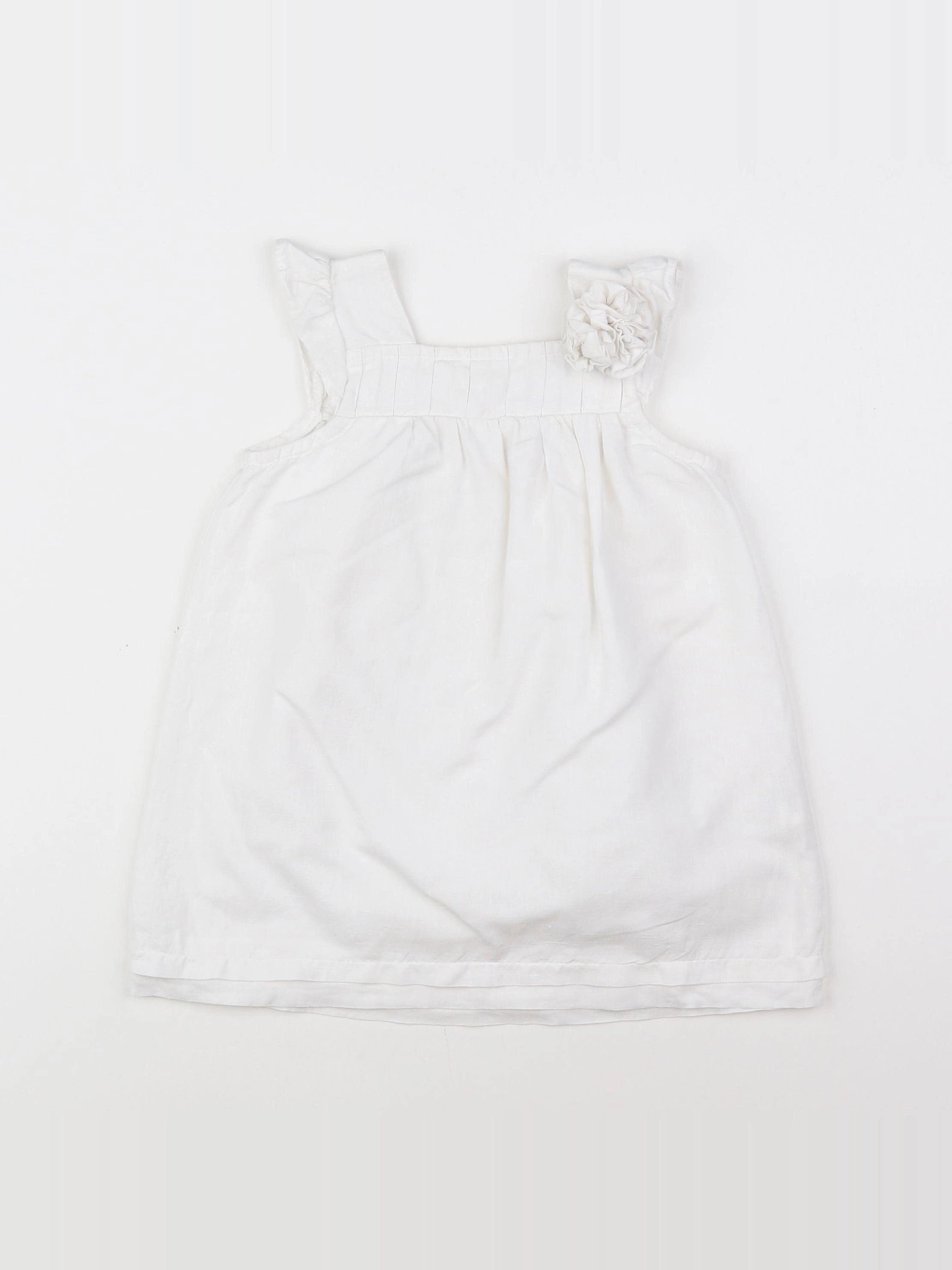 Cadet Rousselle - robe blanc - 18 mois