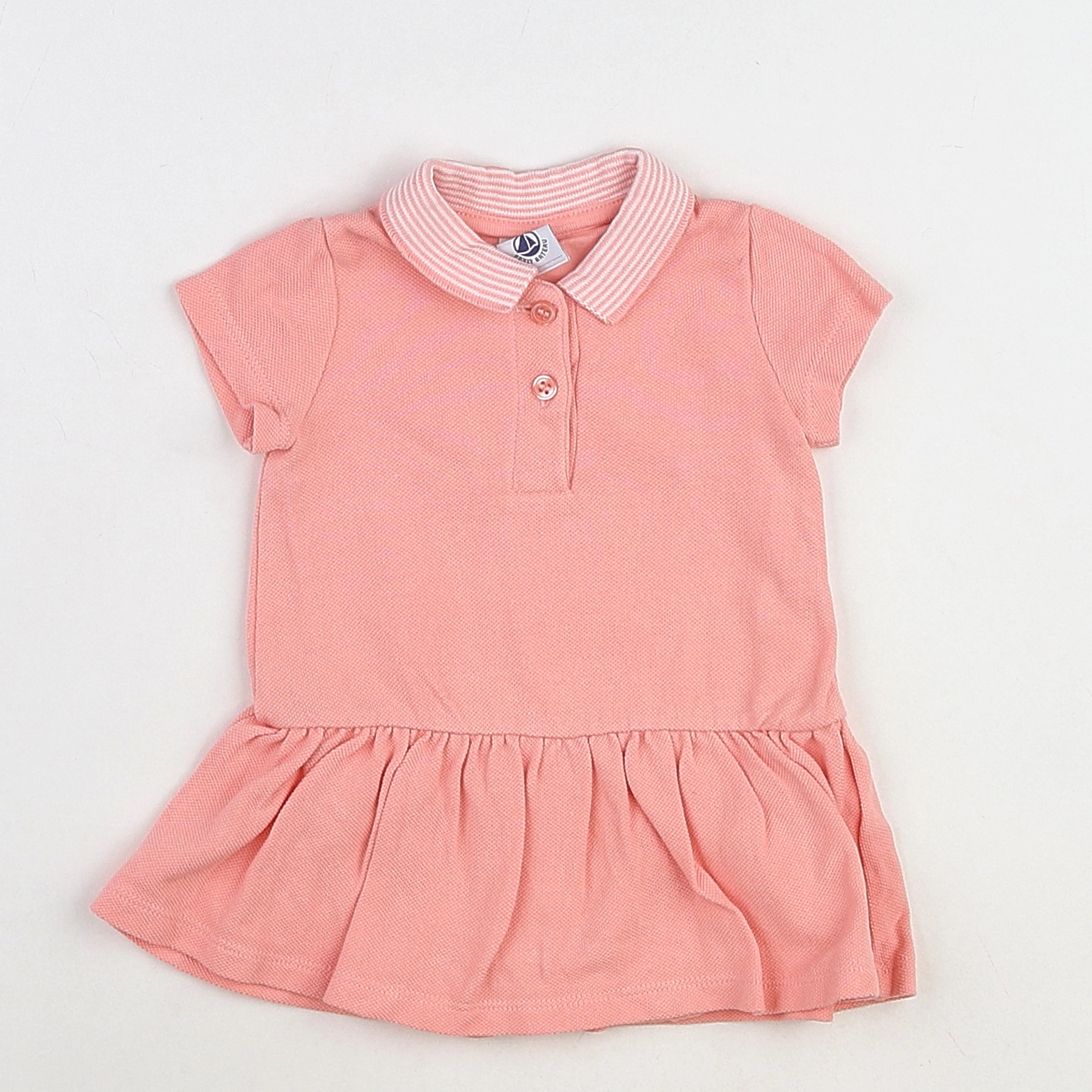 Petit Bateau - robe rose - 3 mois