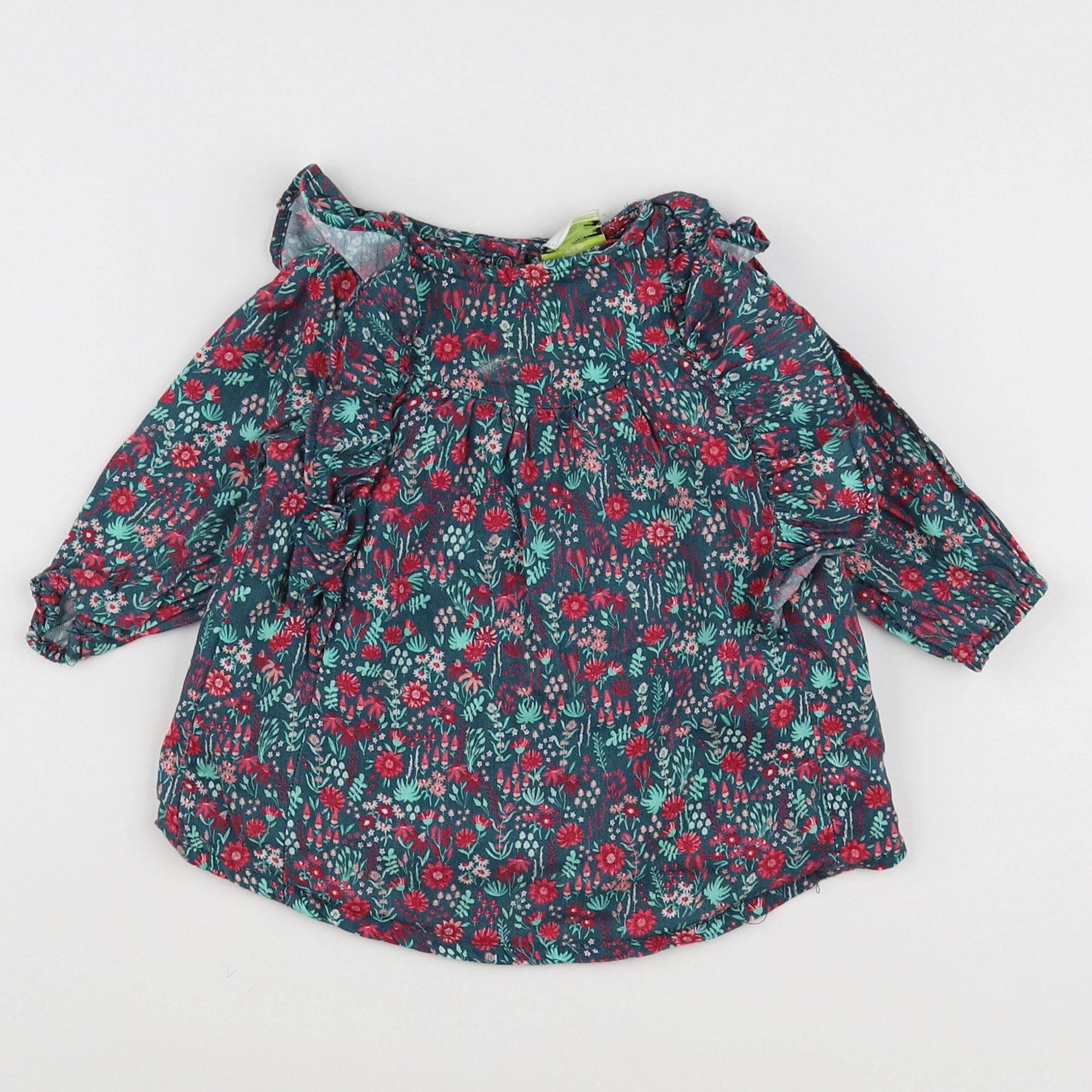 Tape à l'oeil - robe vert - 6 mois