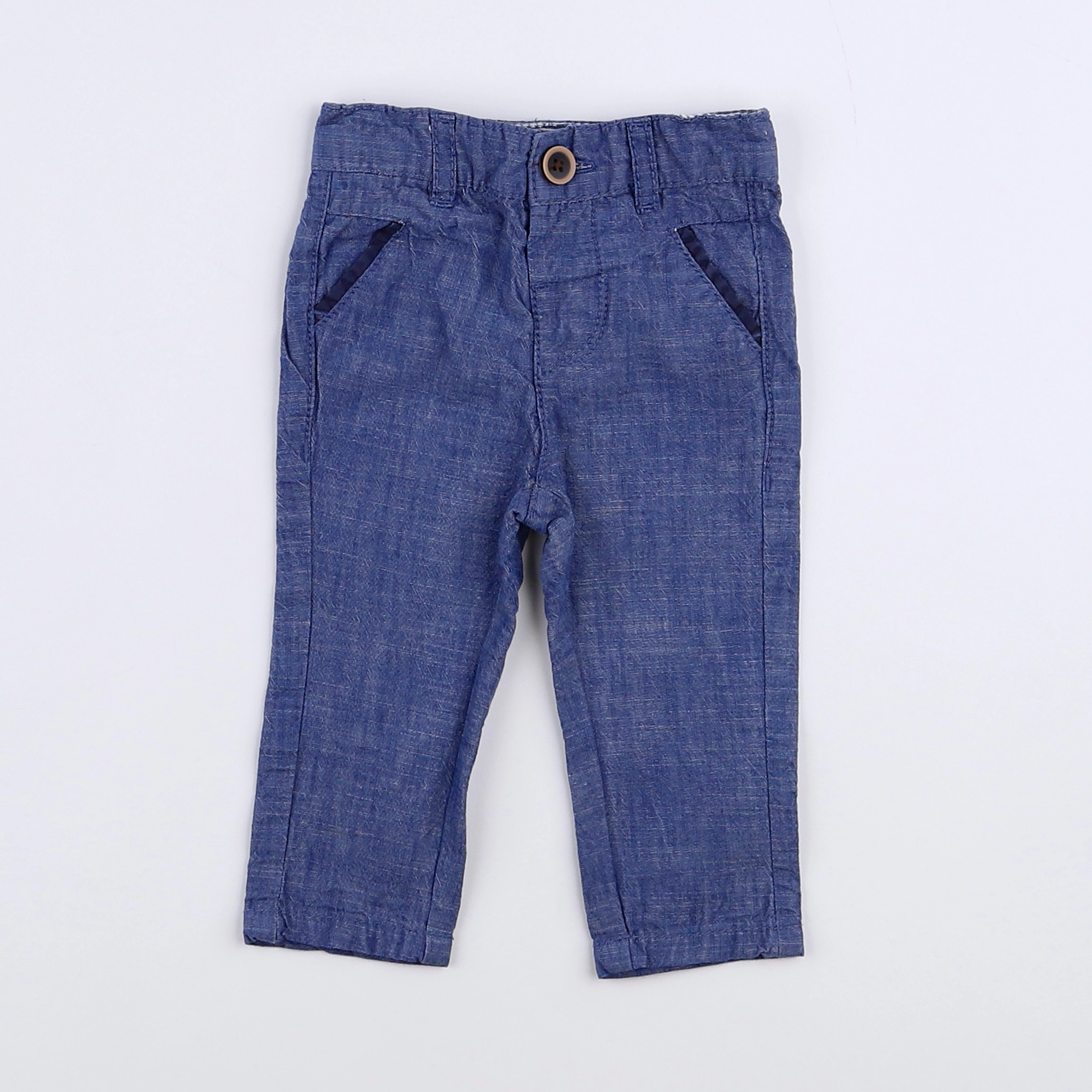 Tape à l'oeil - pantalon bleu - 3 mois