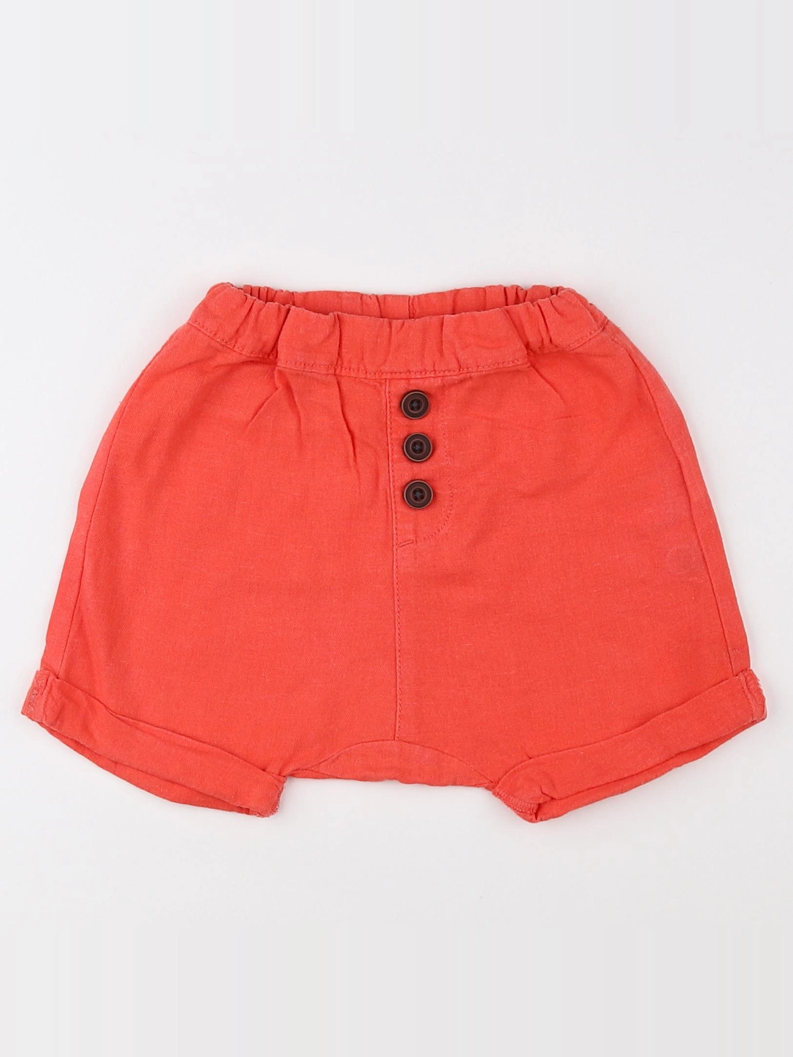Tape à l'oeil - short orange - 18 mois