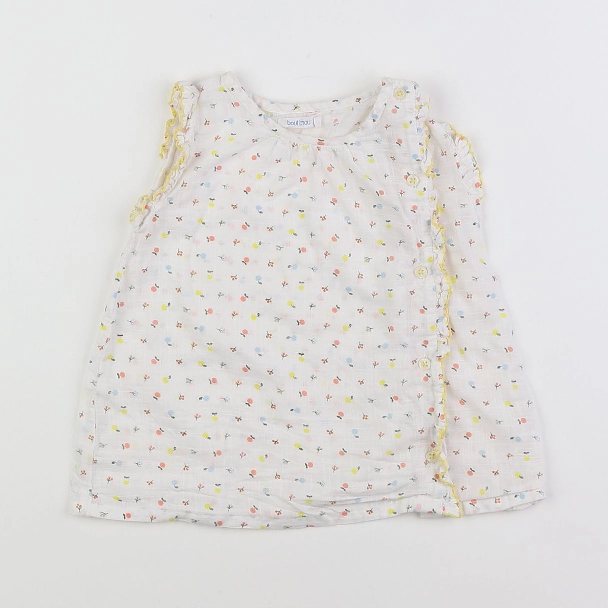 Boutchou - blouse beige, jaune - 18 mois