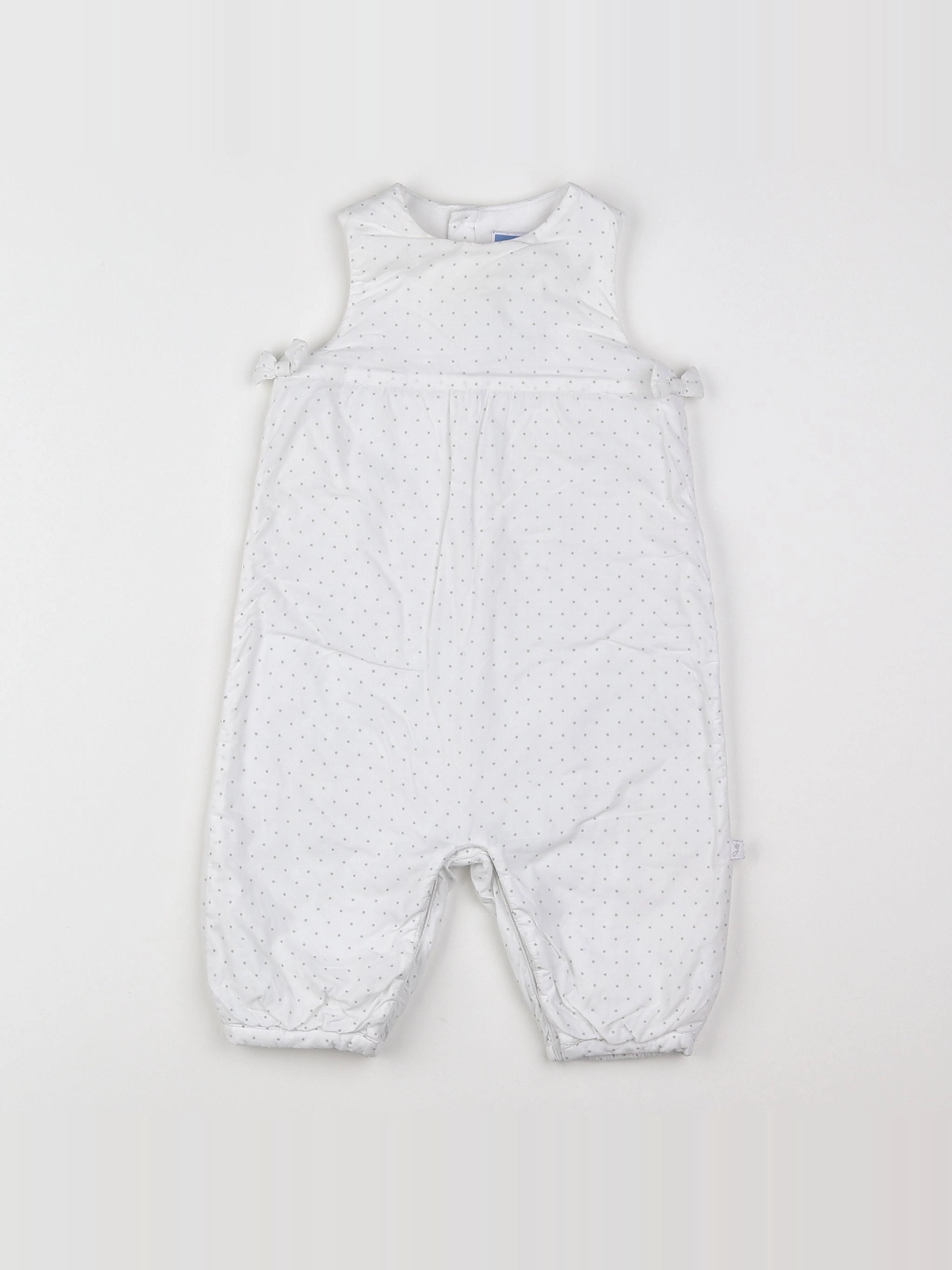 Jacadi - combinaison blanc - 12 mois