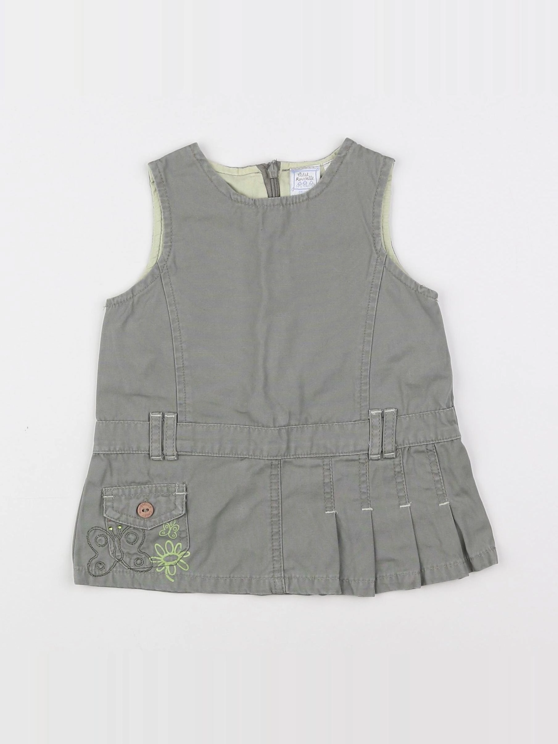Cadet Rousselle - robe vert - 3 mois