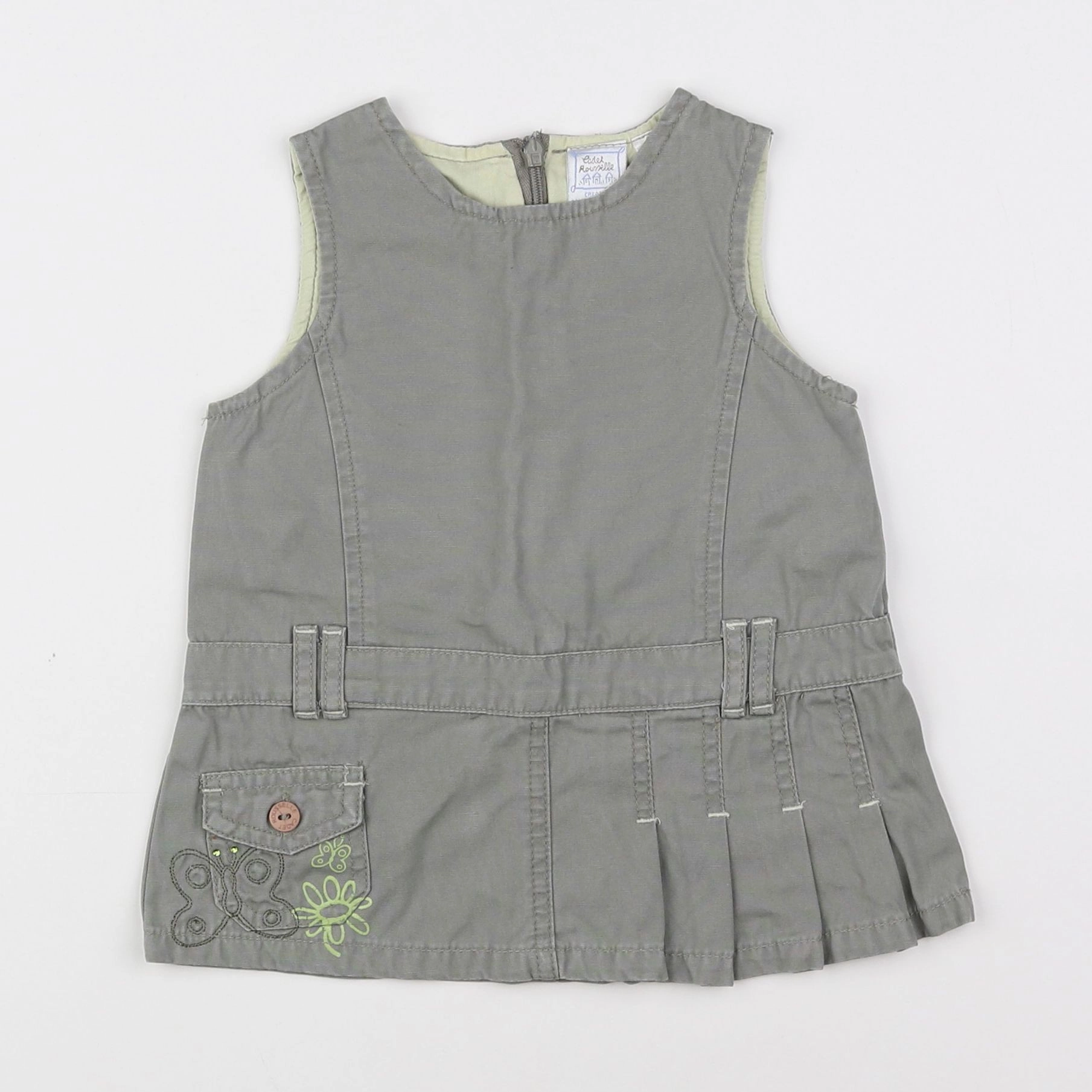 Cadet Rousselle - robe vert - 3 mois