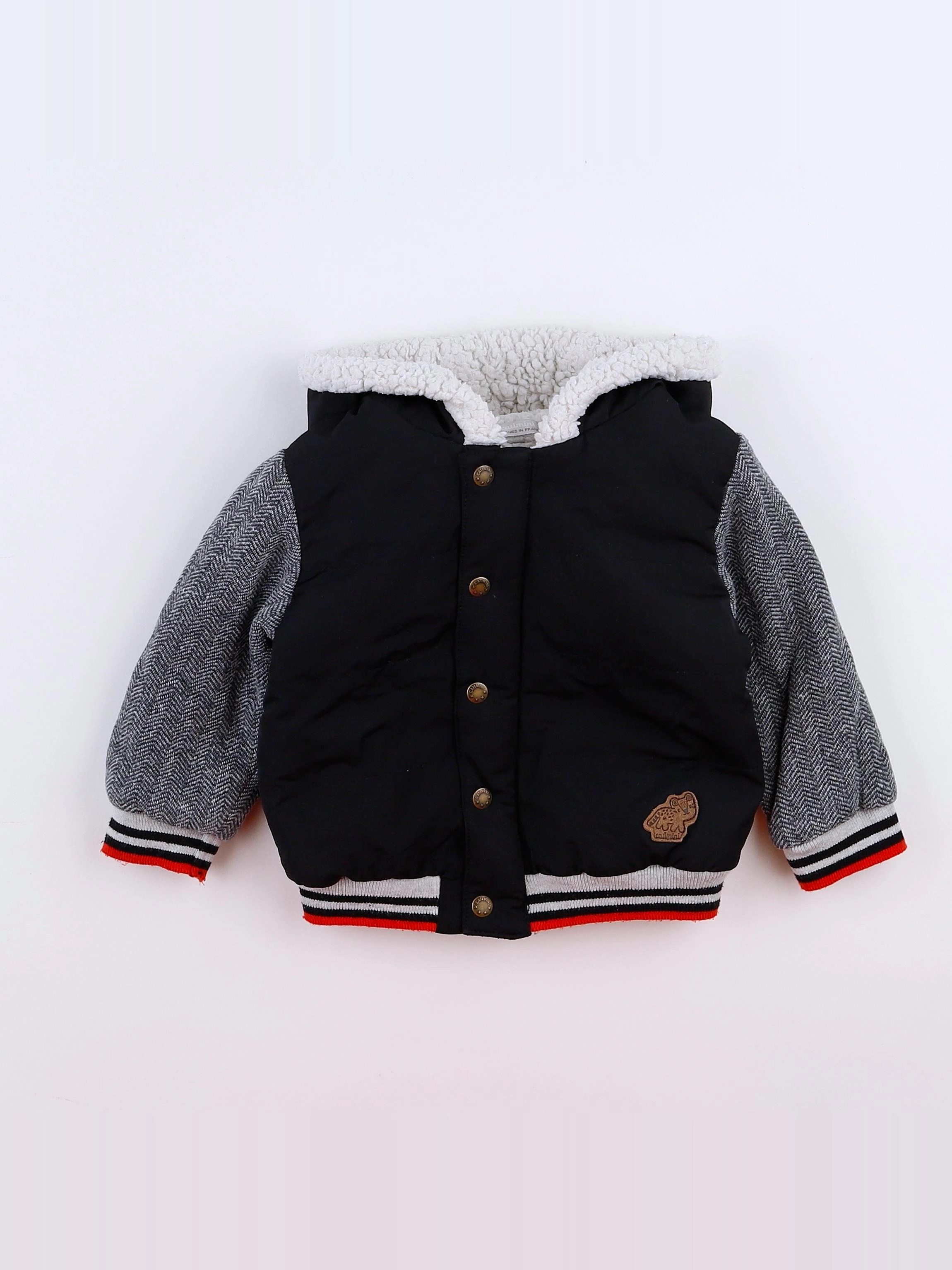 Catimini - veste noir - 12 mois