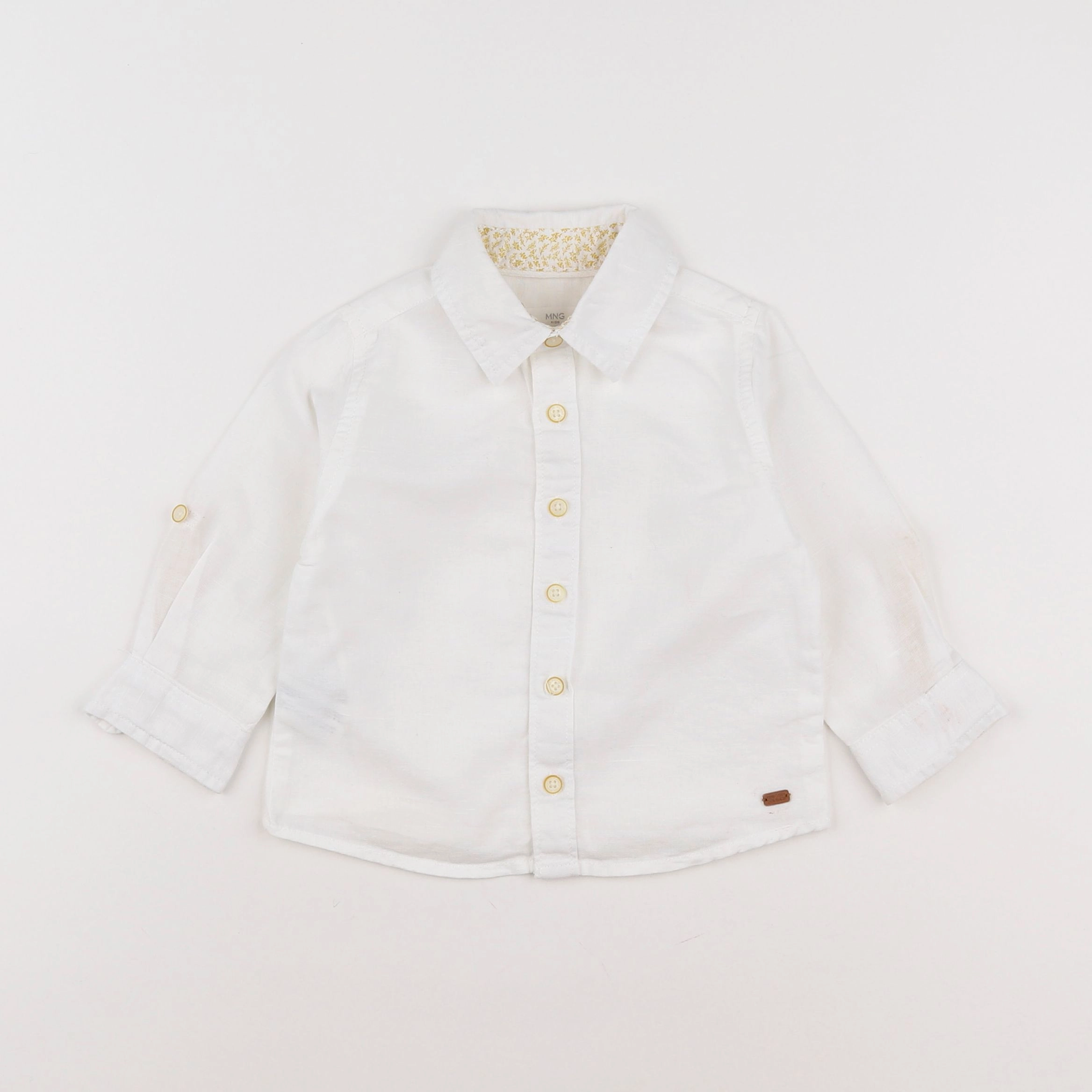 Mango - chemise blanc - 9/12 mois