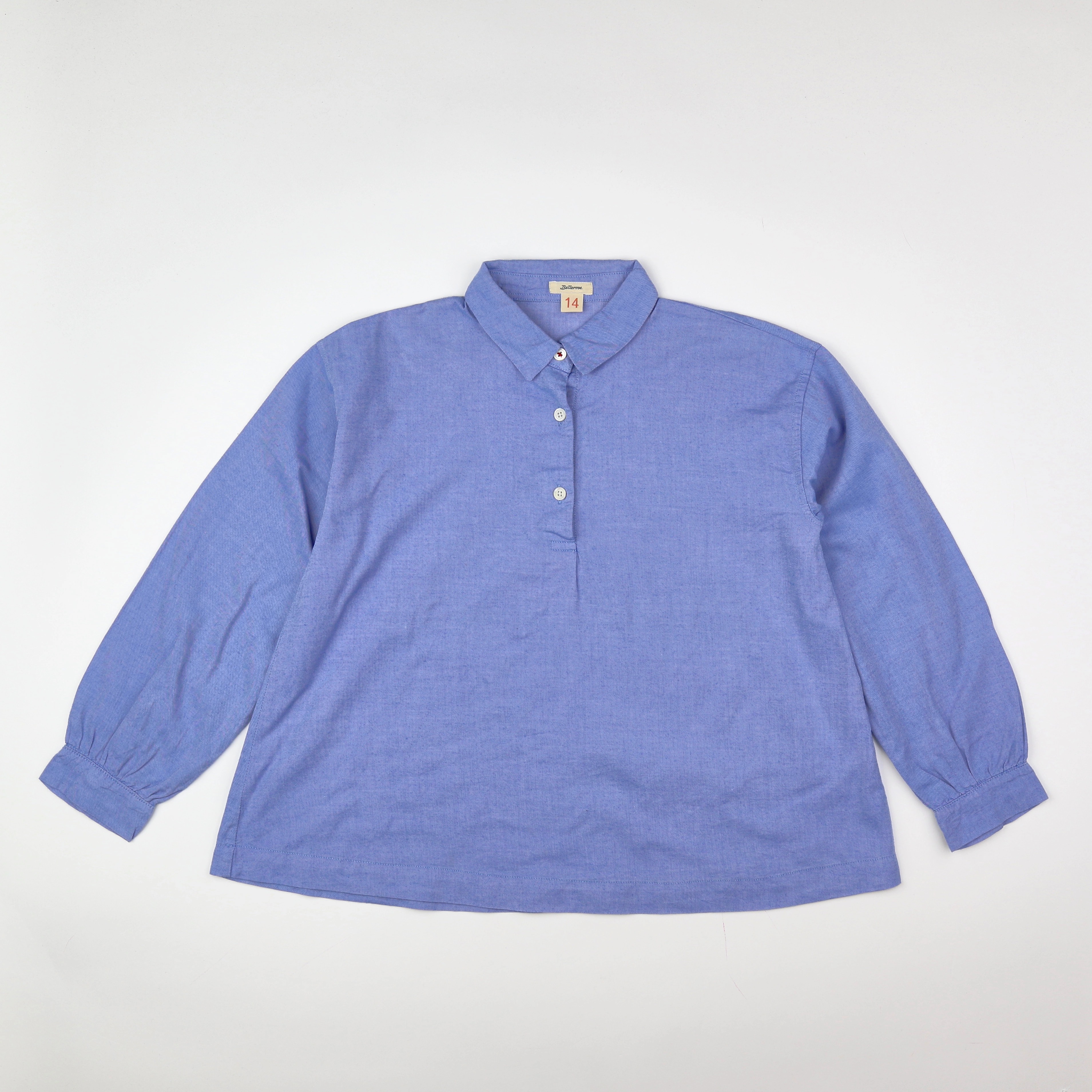 Bellerose - blouse bleu - 14 ans