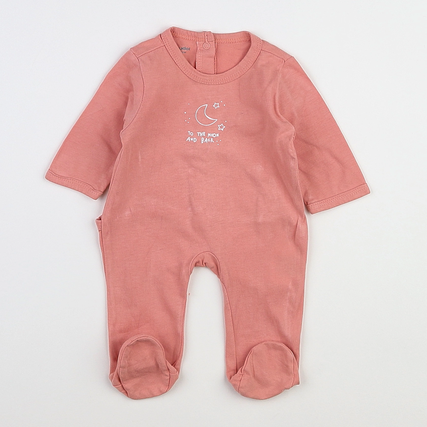 Vertbaudet - pyjama coton rose - 1 mois