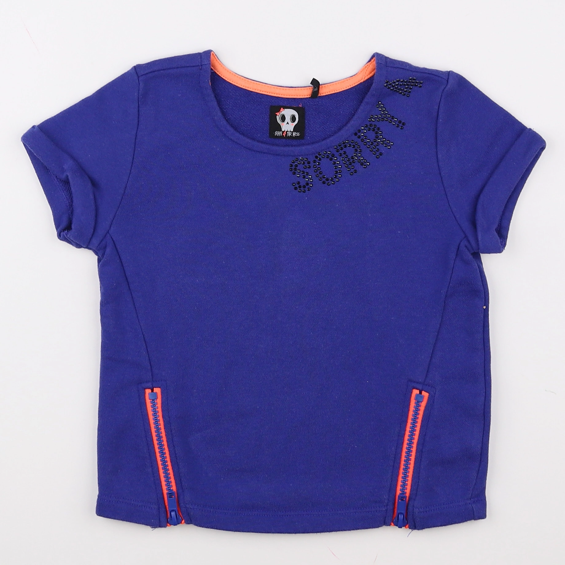 Sorry 4 the Mess - tee-shirt bleu - 5 ans