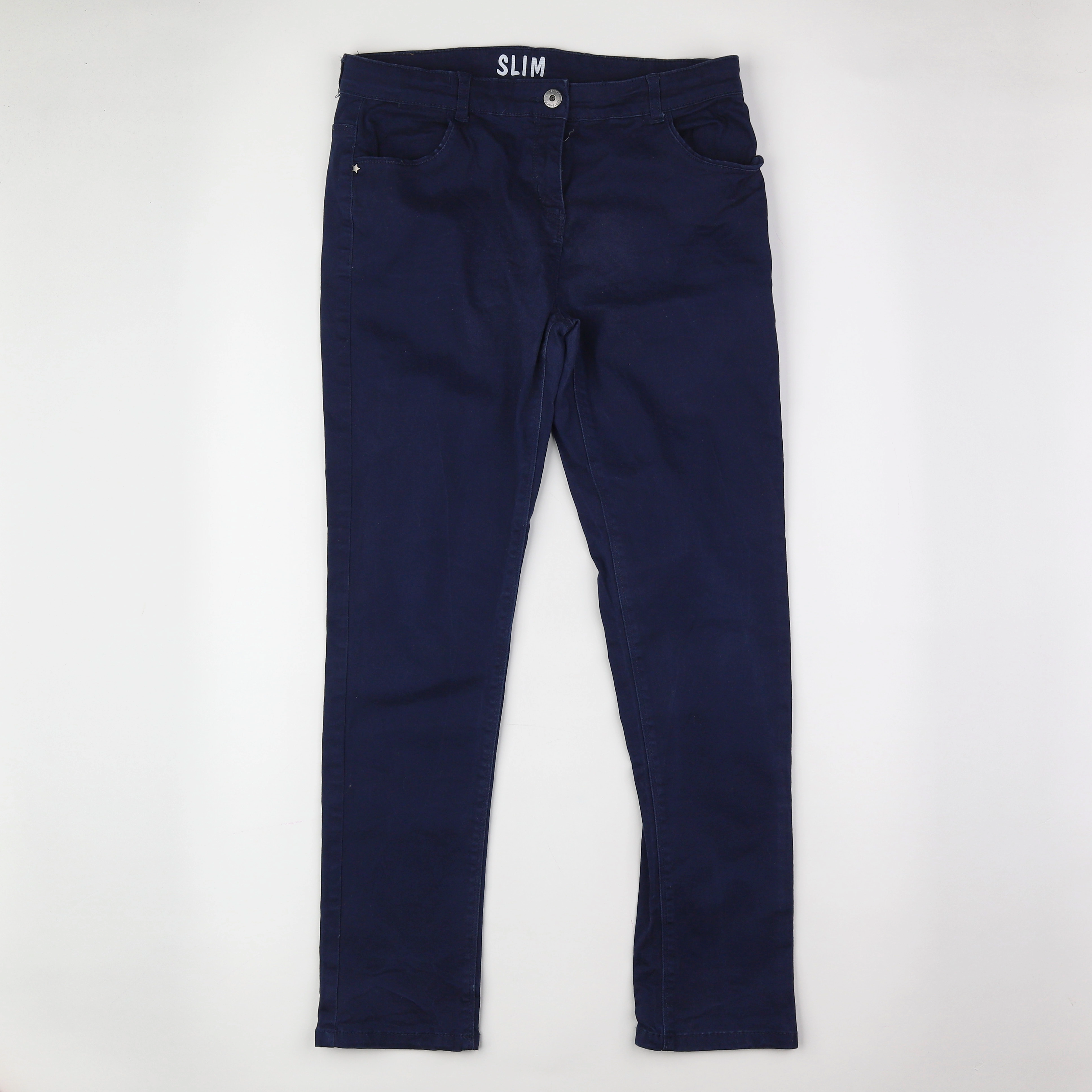 Vertbaudet - pantalon bleu - 14 ans