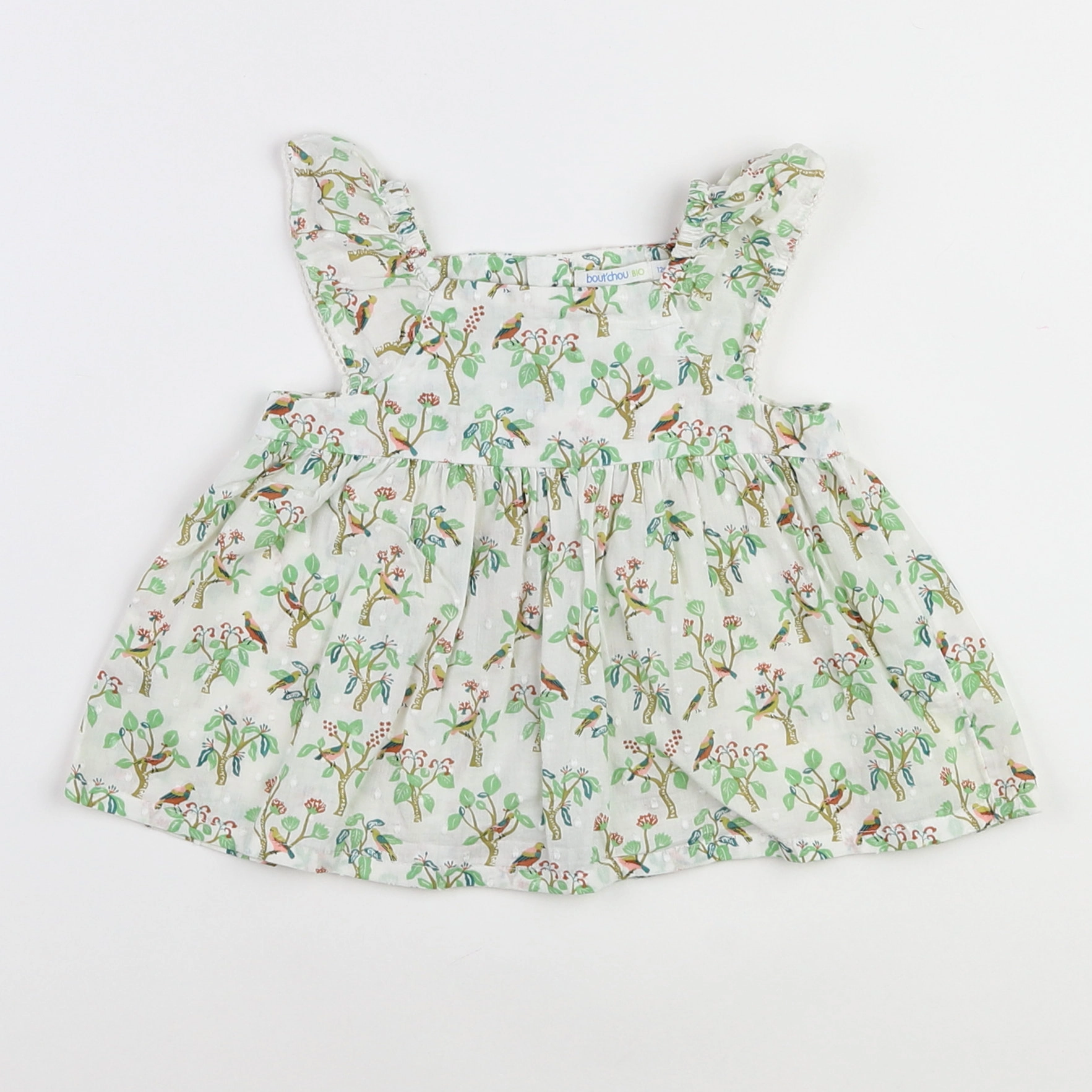 Boutchou - blouse multicolore - 12 mois
