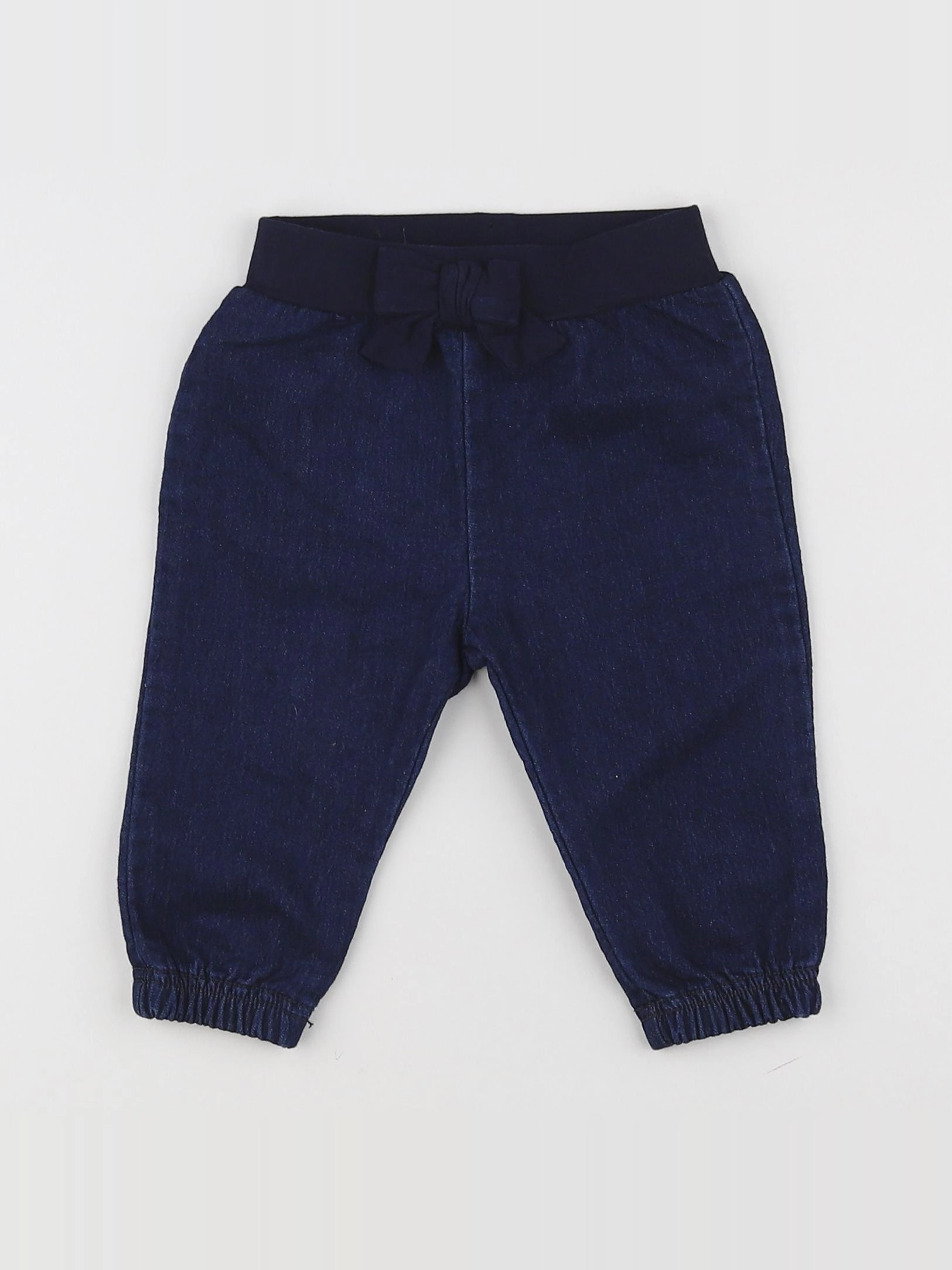 Petit Bateau - pantalon bleu - 6 mois