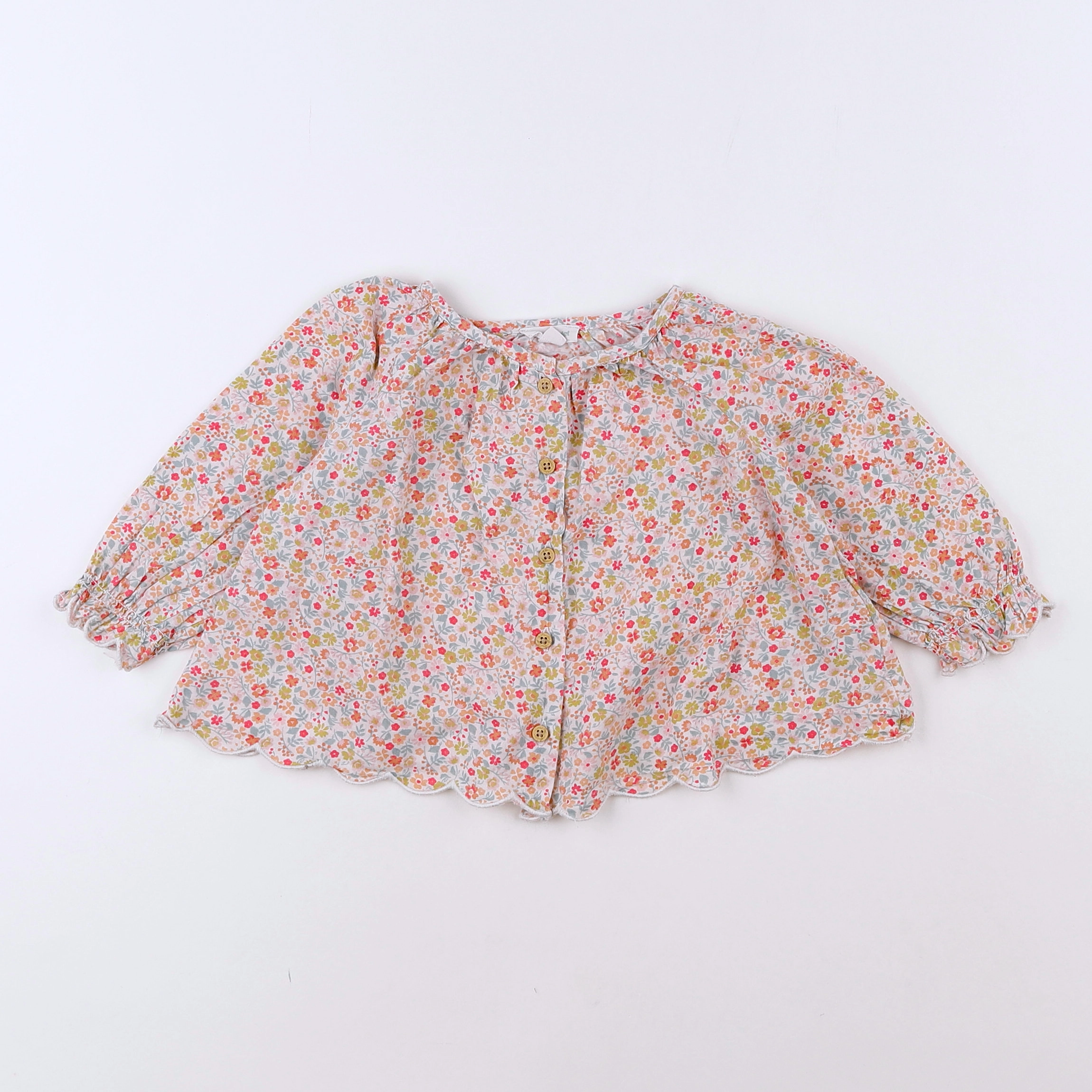Vertbaudet - blouse multicolore - 9 mois