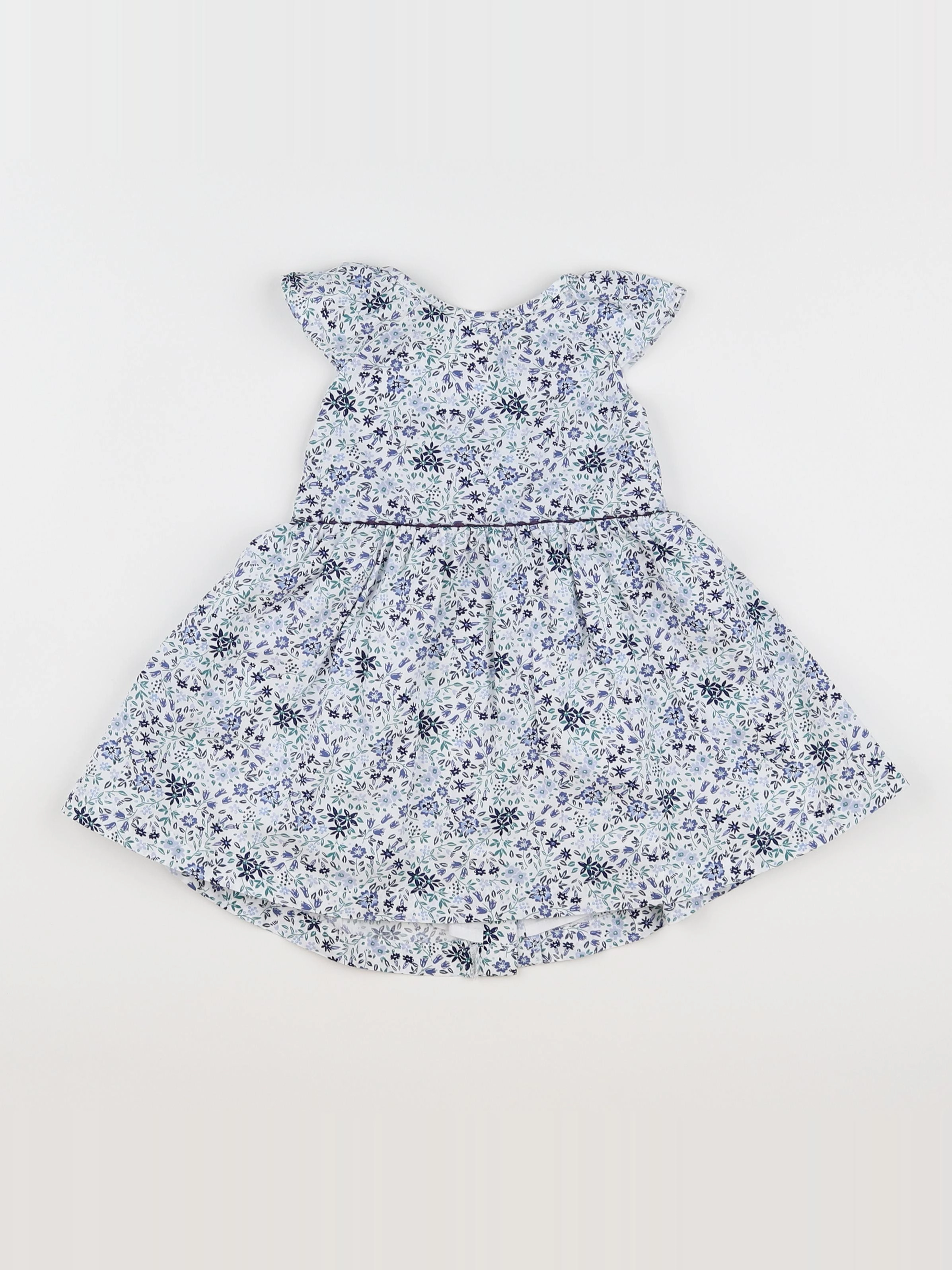 Vertbaudet - robe bleu - 18 mois