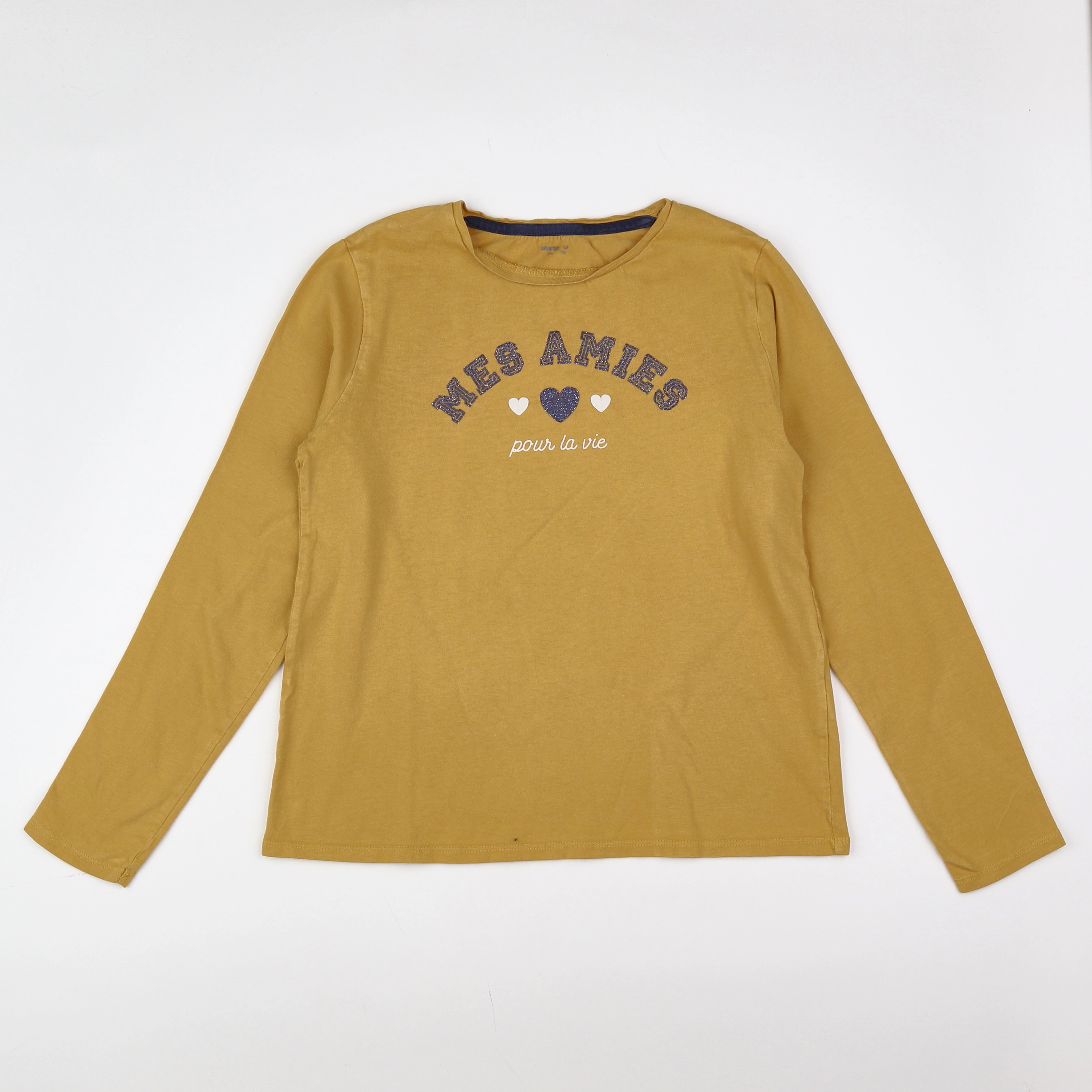 Vertbaudet - tee-shirt jaune - 12 ans