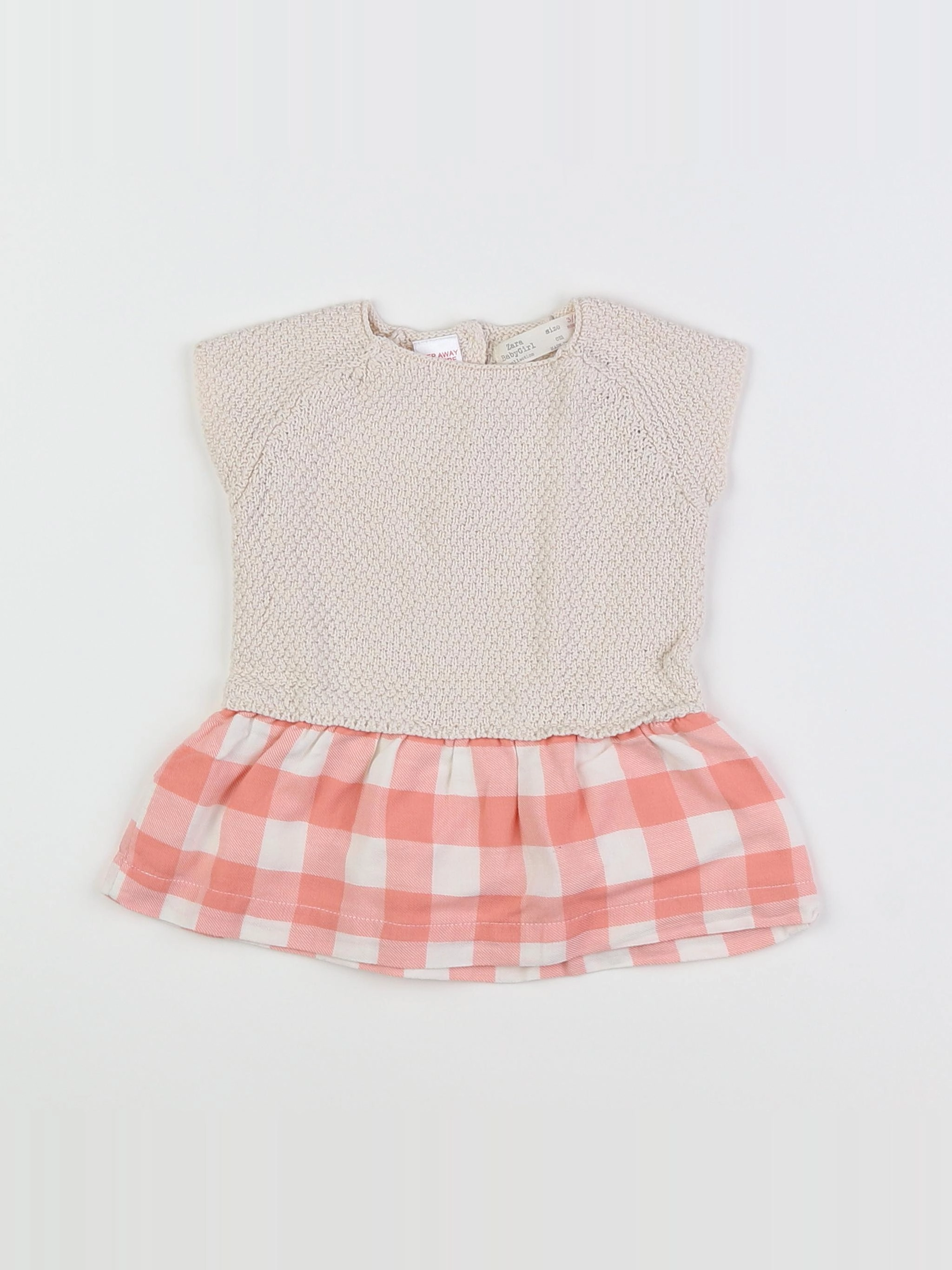 Zara - blouse beige - 3/6 mois