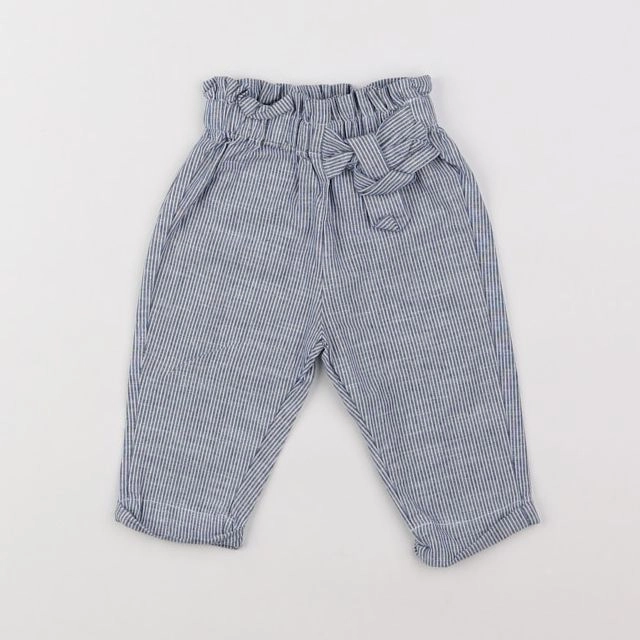Vertbaudet - pantalon bleu - 3 mois