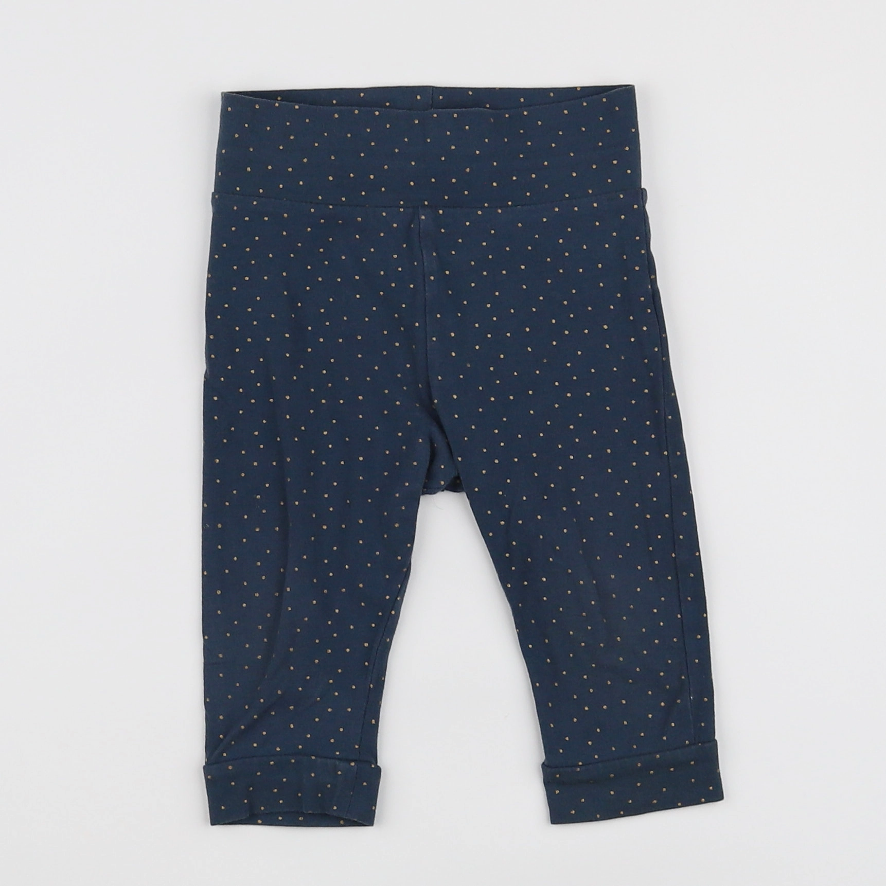 Vertbaudet - legging bleu - 9 mois