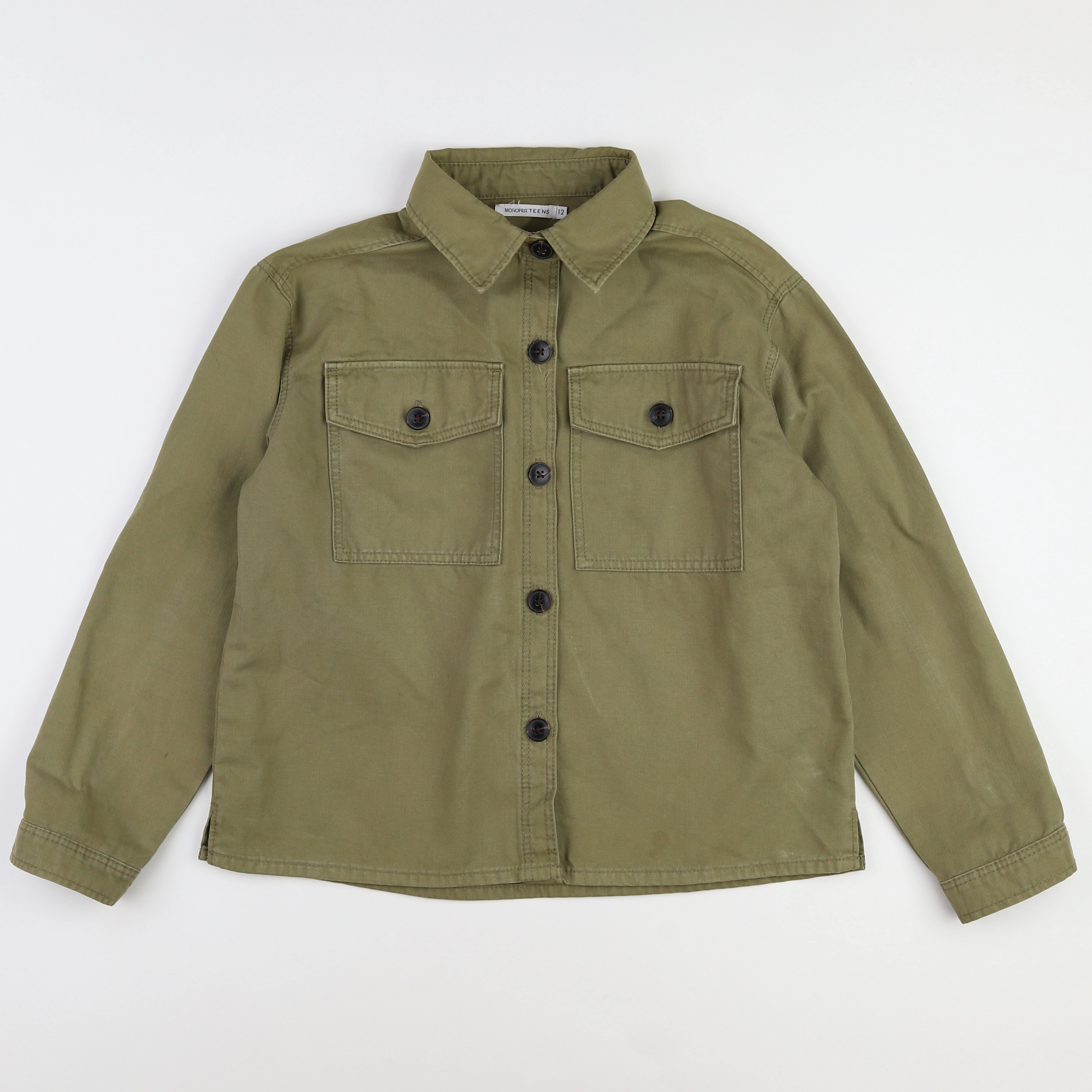 Monoprix - veste vert - 12 ans