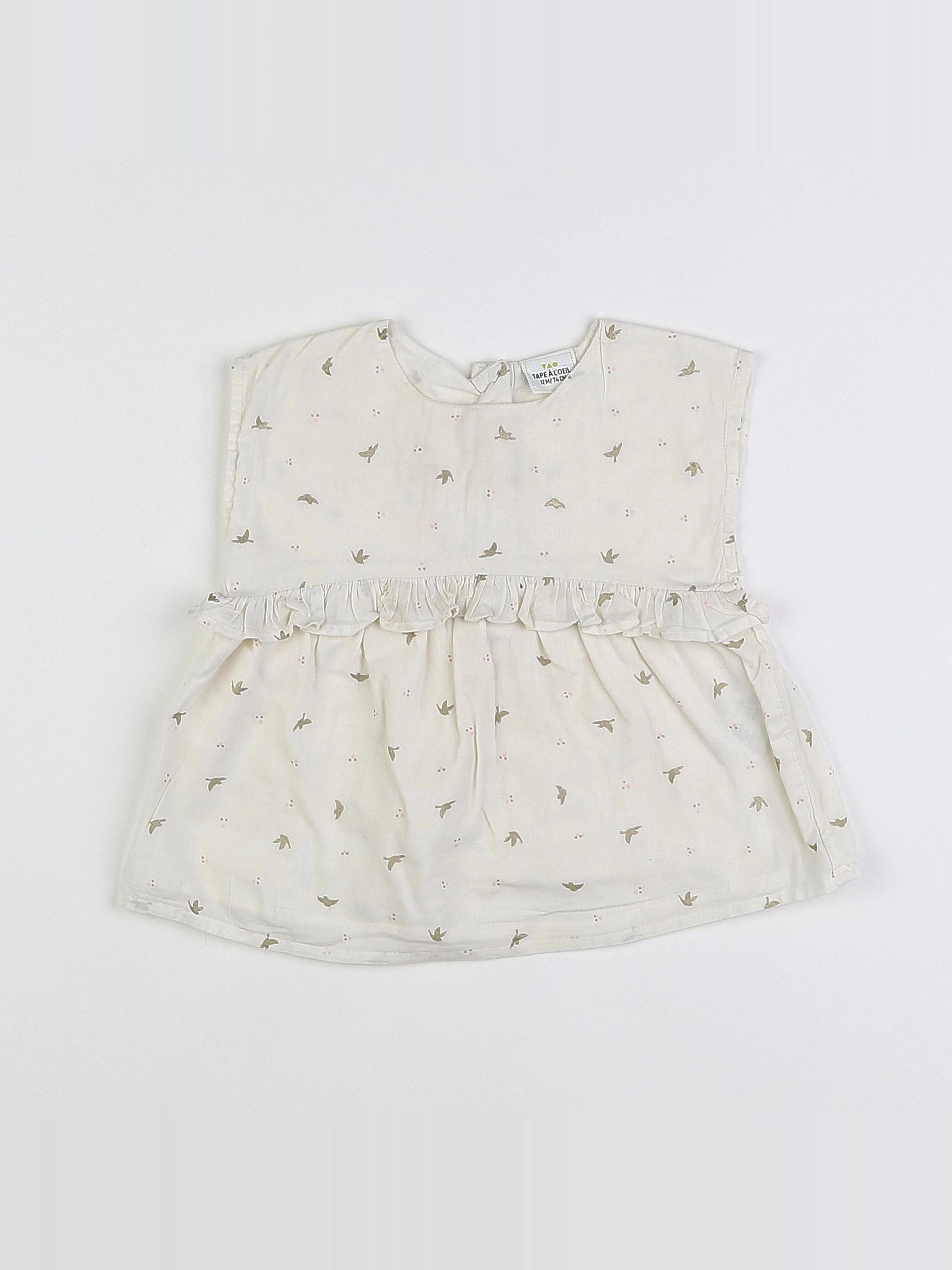 Tape à l'oeil - blouse beige - 12 mois