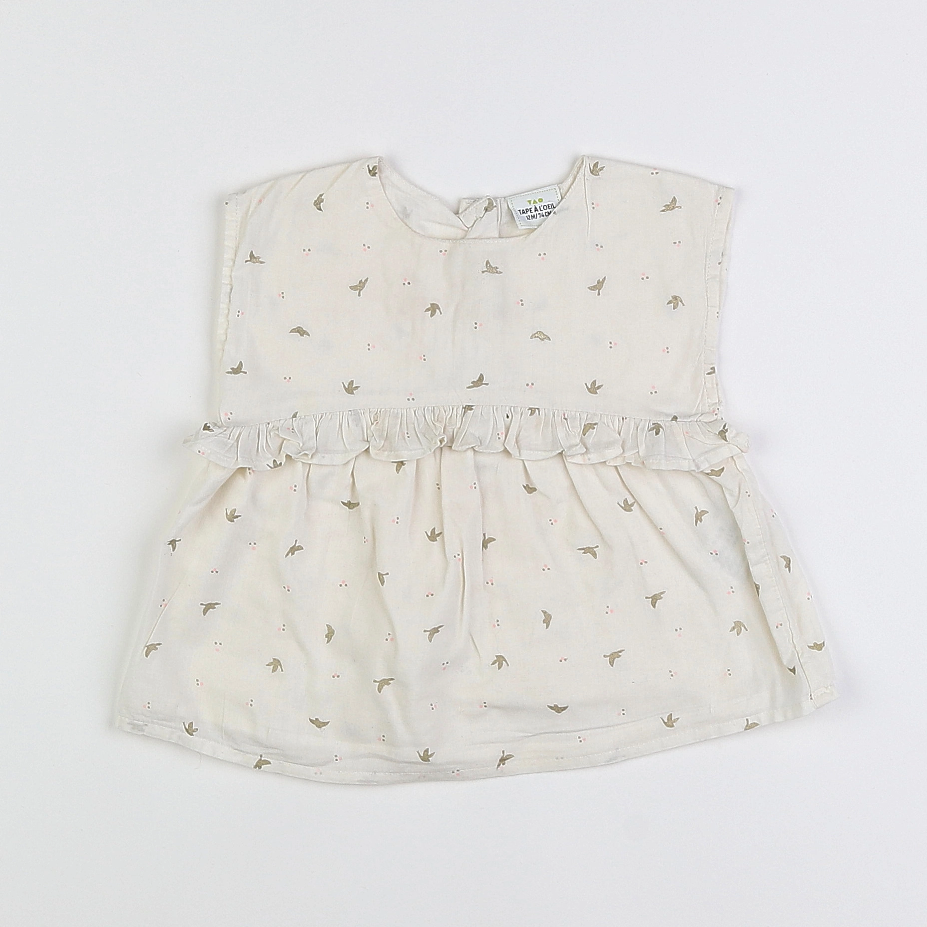 Tape à l'oeil - blouse beige - 12 mois
