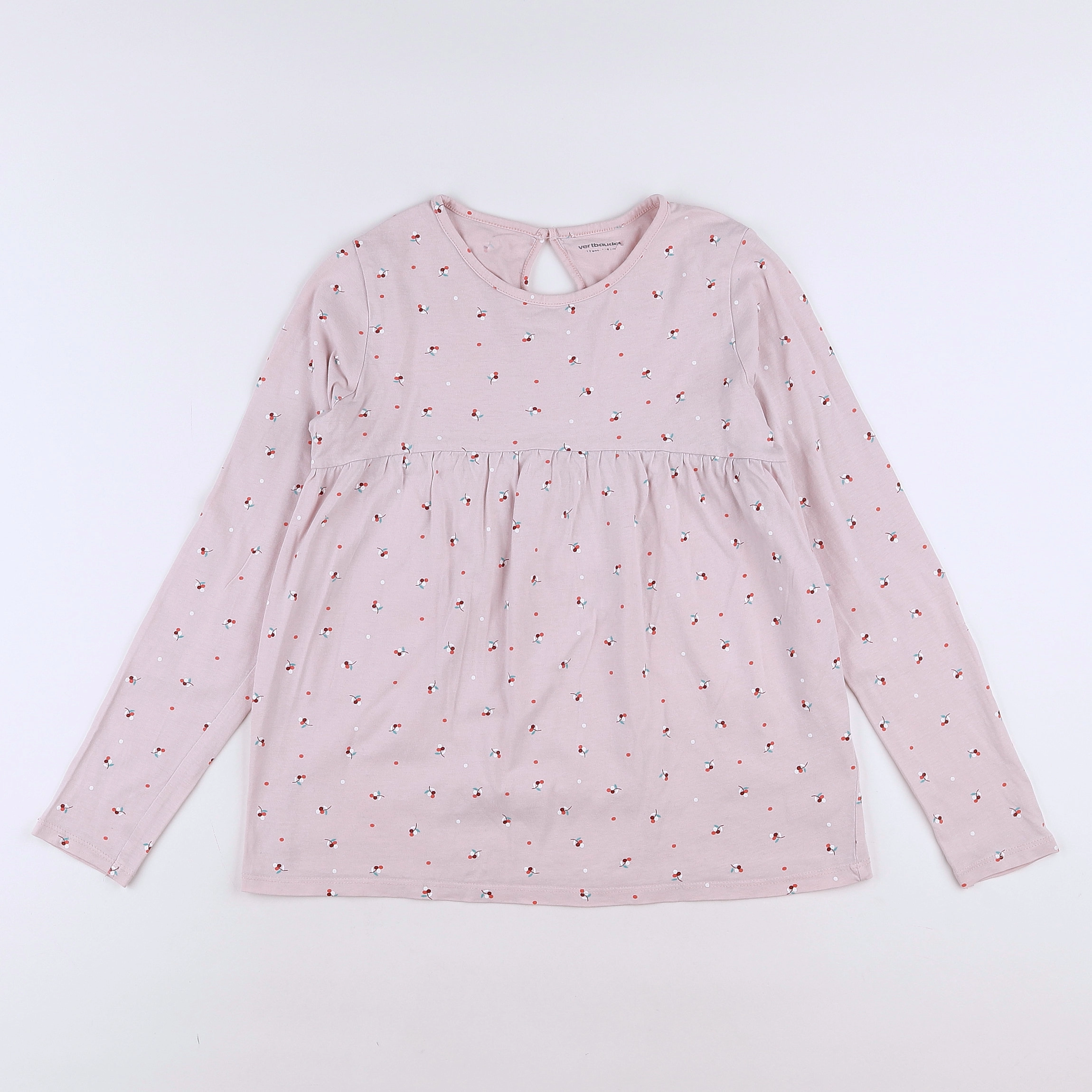 Vertbaudet - tee-shirt rose - 12 ans