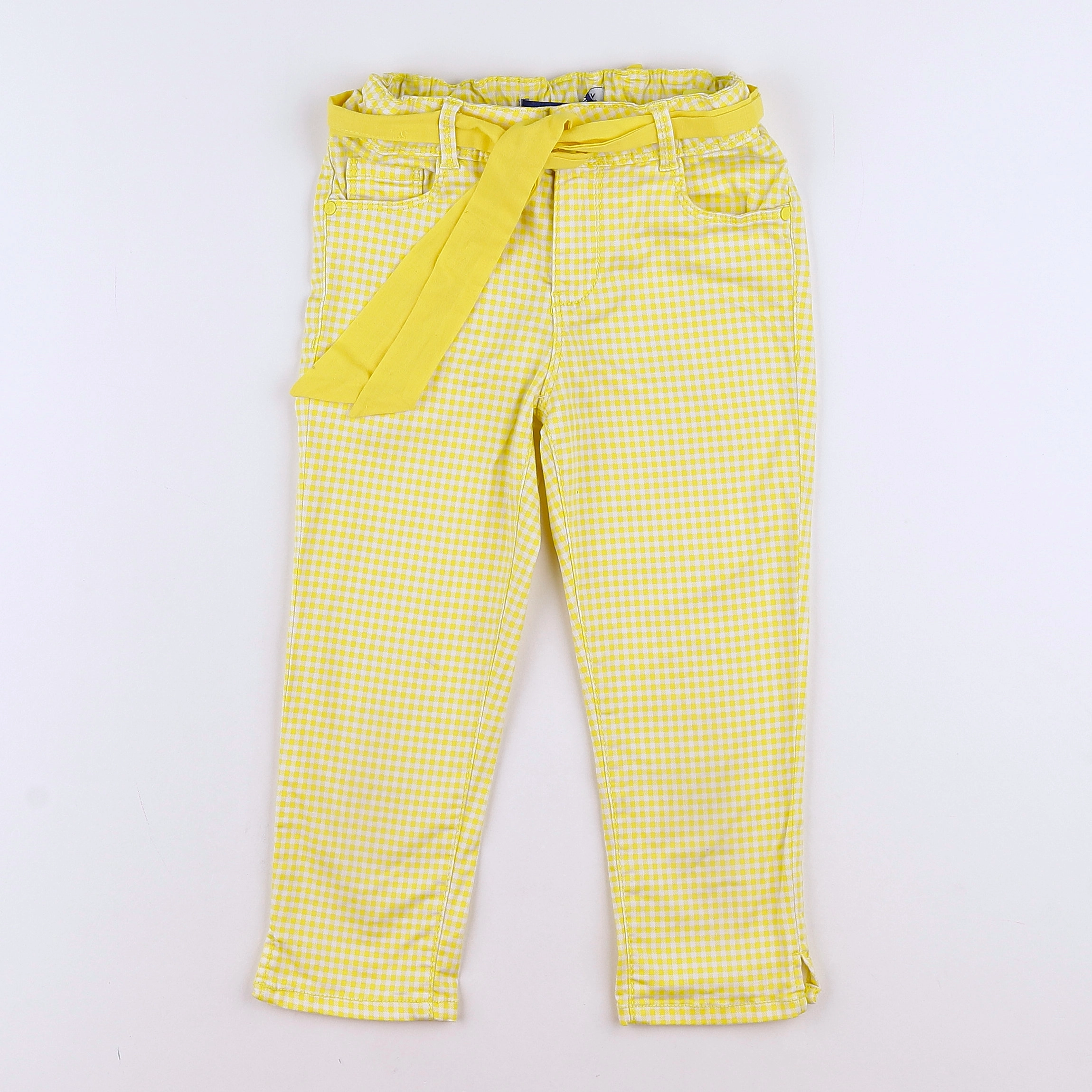 Okaidi - pantalon jaune - 8 ans